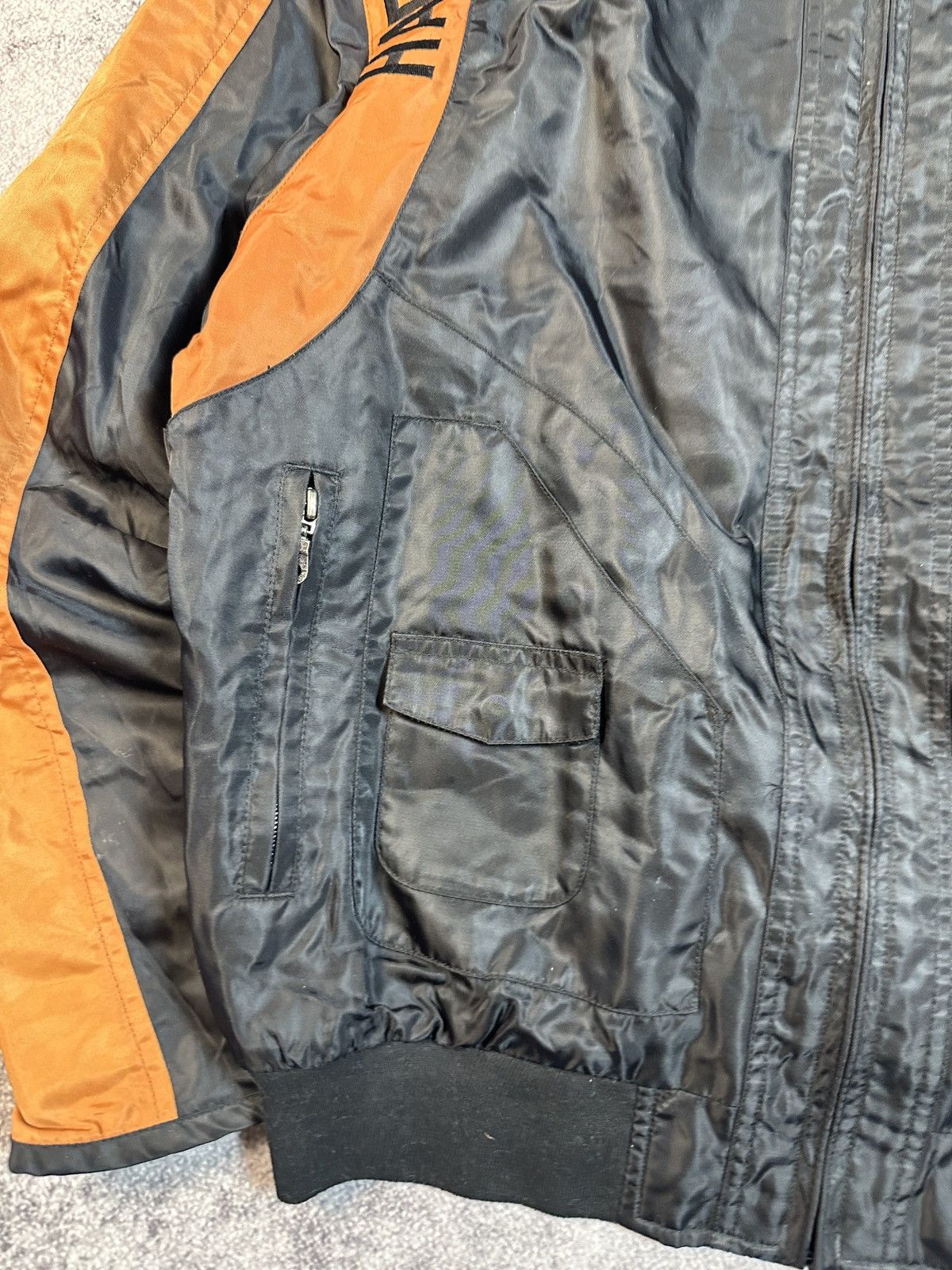 Harley Davidson Vintage Harley-Davidson Big Logo Back Jacket Racing Biker M Size US M / EU 48-50 / 2 - 7 Thumbnail