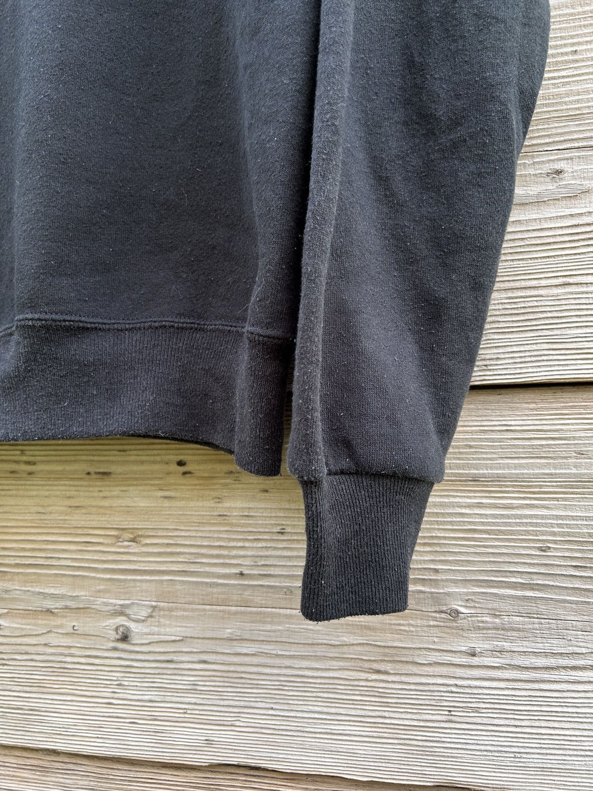 Jerzees 90s Vintage Jerzees Super Sweats Blank Sweatshirt Black Size US M / EU 48-50 / 2 - 2 Thumbnail