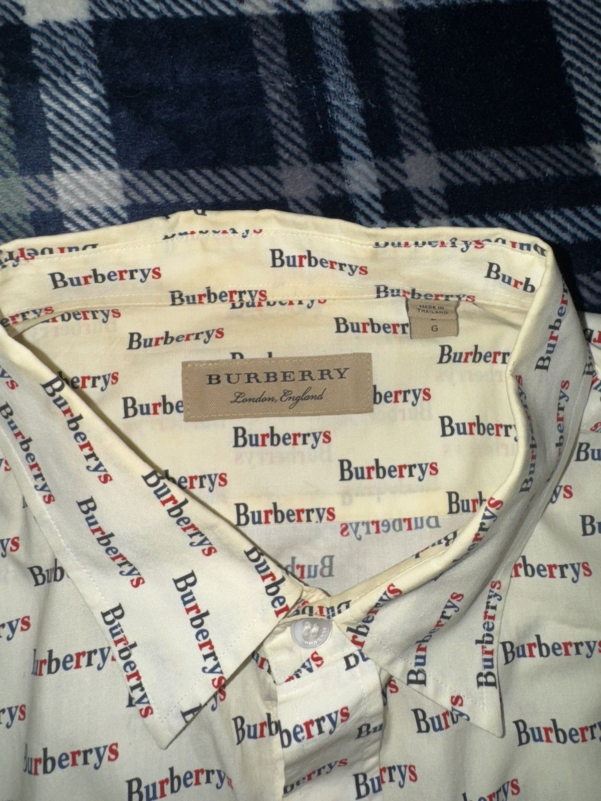 Burberry Men’s Burberry Button Up Shirt (Size L) Size US L / EU 52-54 / 3 - 3 Thumbnail
