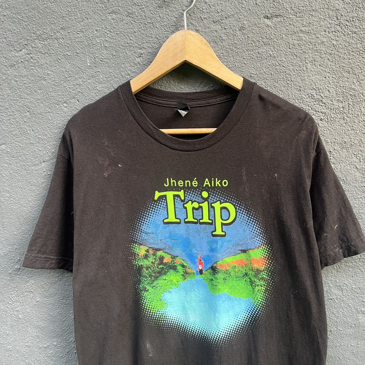 Rap Tees Thrashed Faded Vintage Jhene Aiko American Rapper Tee Size US L / EU 52-54 / 3 - 2 Thumbnail