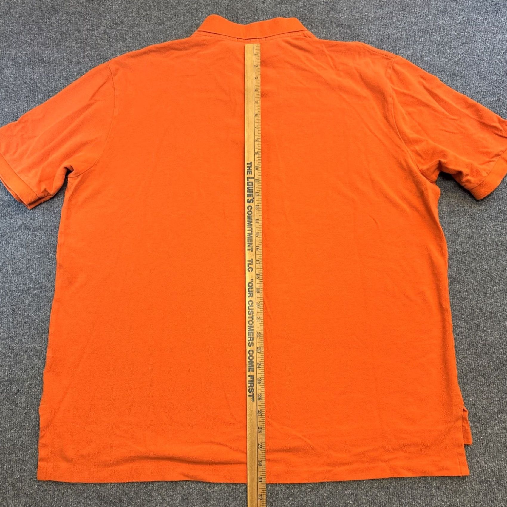 Polo Ralph Lauren VINTAGE Polo Ralph Lauren Polo Mens 2XLT Solid Orange Blue Pony Short Sleeve Polo Size US XXL / EU 58 / 5 - 5 Thumbnail