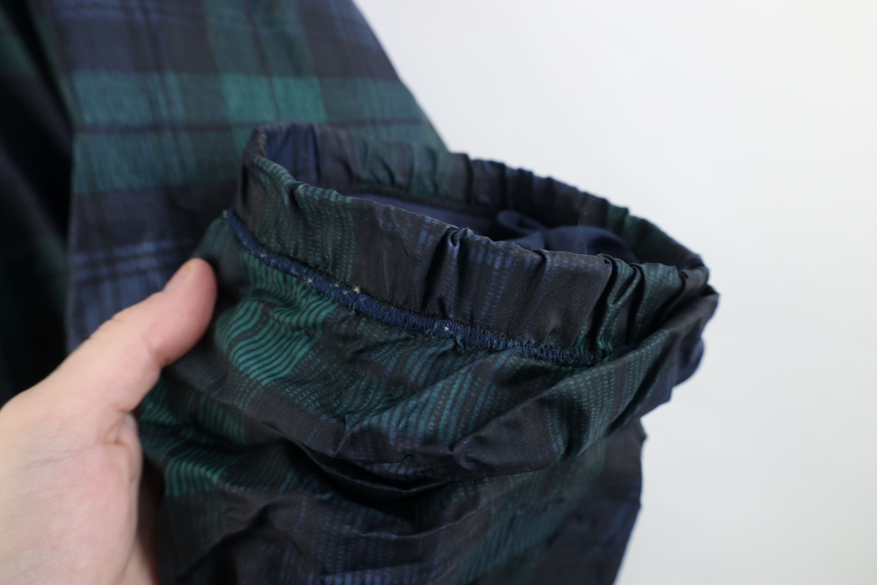 Vintage Vintage 90s Streetwear Fit Full Zip Windbreaker Jacket Plaid Size US XL / EU 56 / 4 - 8 Thumbnail