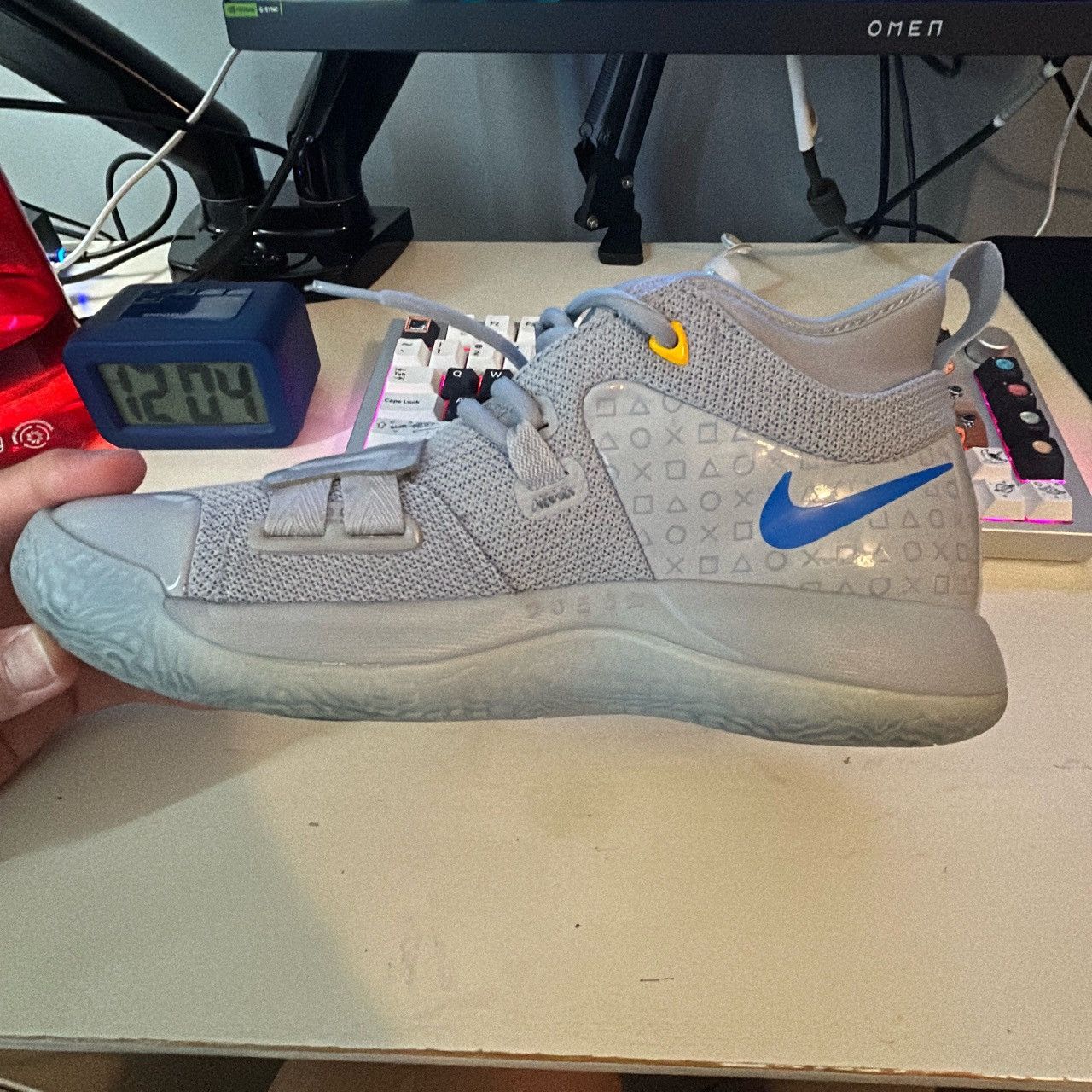 Nike PG 2.5 Playstation Wolf Grey Size US 8 / EU 41 - 2 Thumbnail