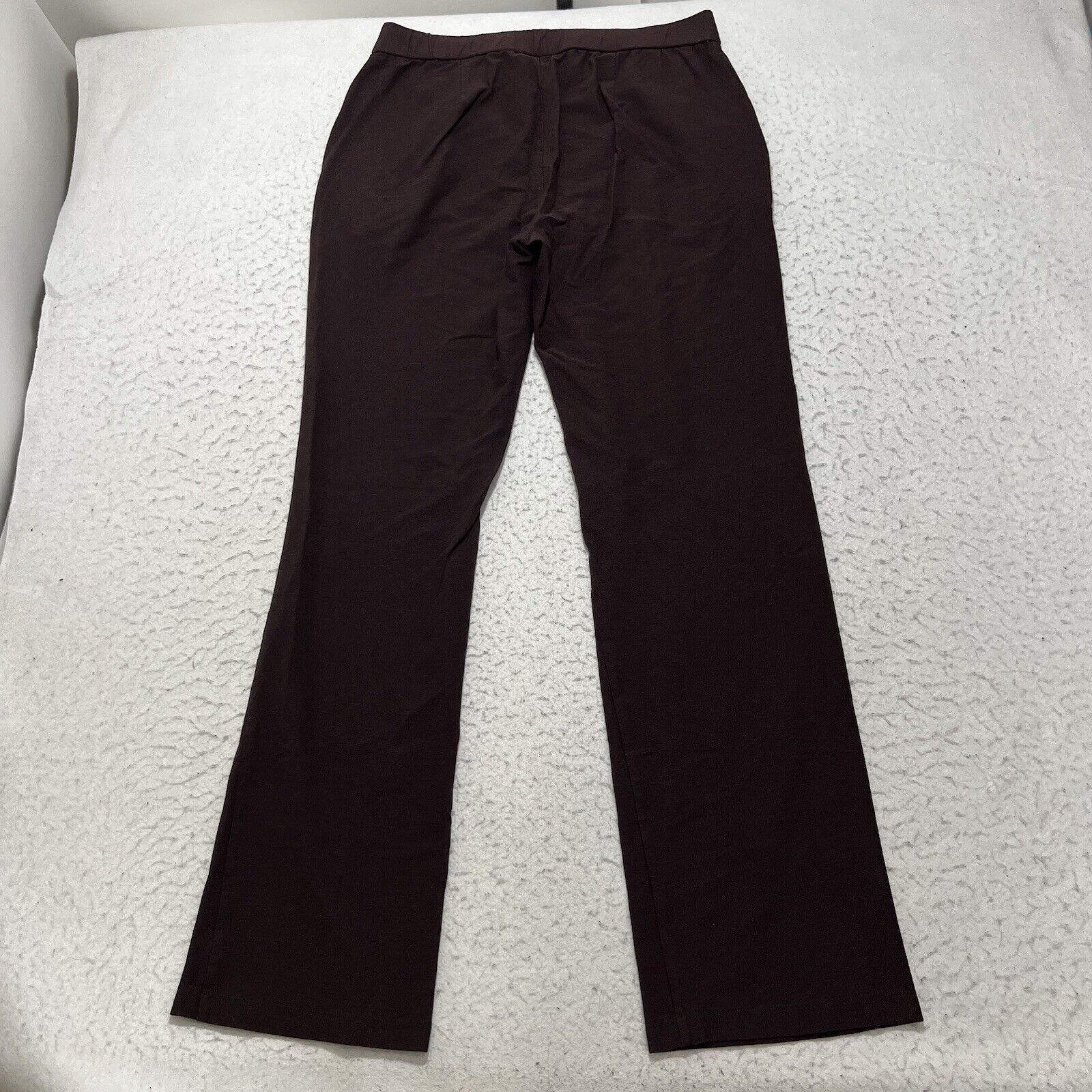 Eileen Fisher Eileen Fisher Small Dark Maroon Purple Pants Trousers Size 28" / US 6 / IT 42 - 5 Thumbnail
