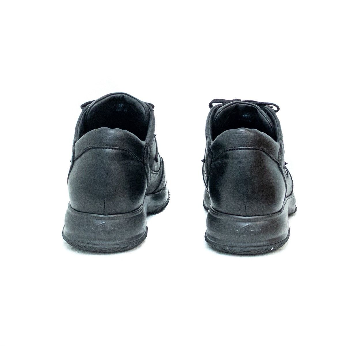 Hogan Hogan Interactive Men’s Black Leather Sneakers – Size US 10 Size US 10 / EU 43 - 6 Thumbnail