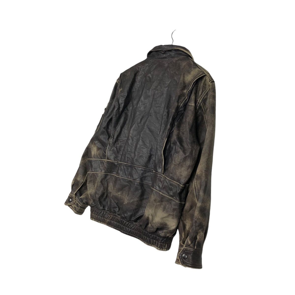 Japanese Brand 🔥VINTAGE BIKER LEATHER JACKET UNKNOWN BRAND ISSEY MIYAKE Size US M / EU 48-50 / 2 - 12 Thumbnail
