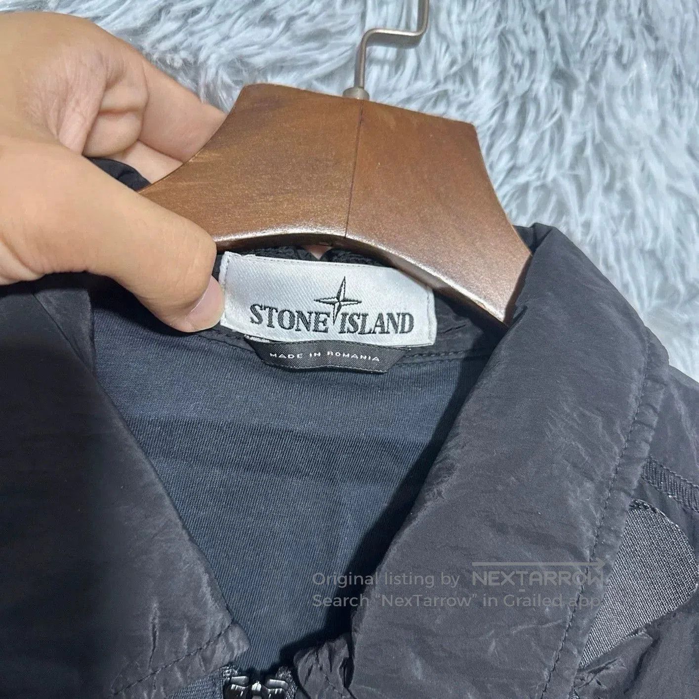 Stone Island stone island 18fw black metal nylon jacket. Size US L / EU 52-54 / 3 - 3 Thumbnail