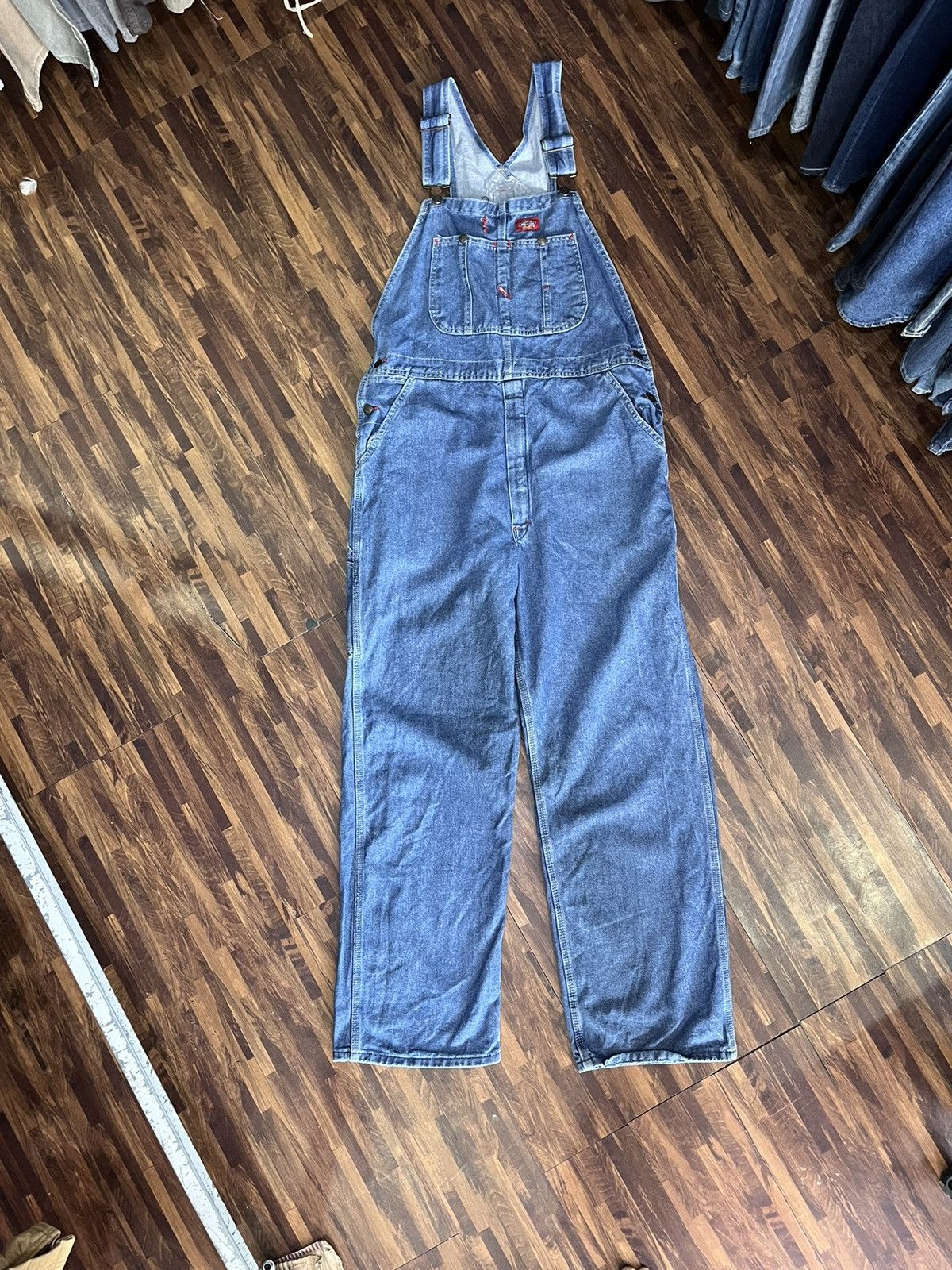 Dickies × Vintage Overall Diskies Jeans Size US 34 / EU 50 - 1 Thumbnail