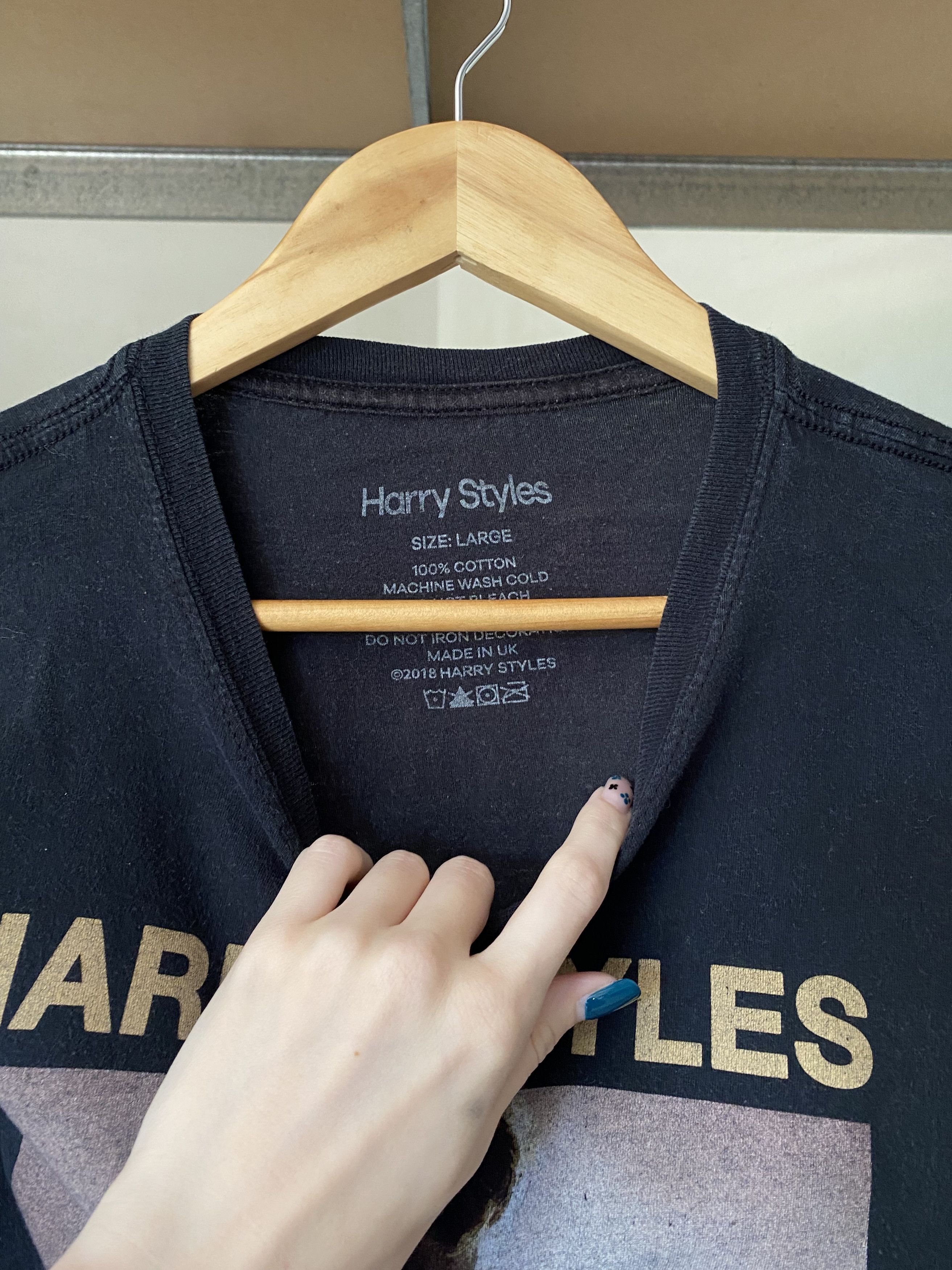 Band Tees × Vintage Vintage 2018 Harry Styles Live On Tour T-shirt Size US L / EU 52-54 / 3 - 7 Thumbnail