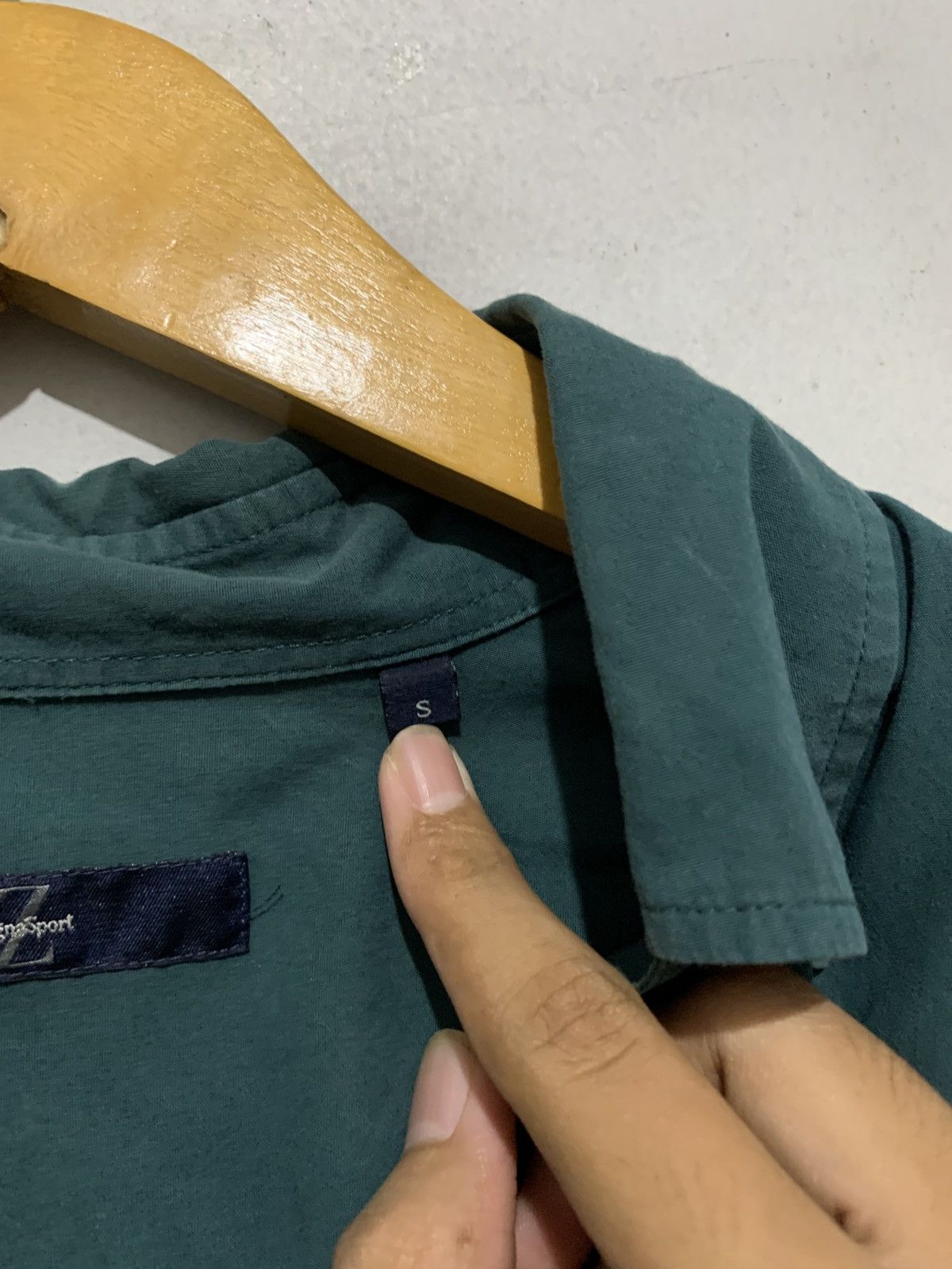 Ermenegildo Zegna Zegna Sport Men Shirts Green Size S Second Original Size US S / EU 44-46 / 1 - 5 Thumbnail