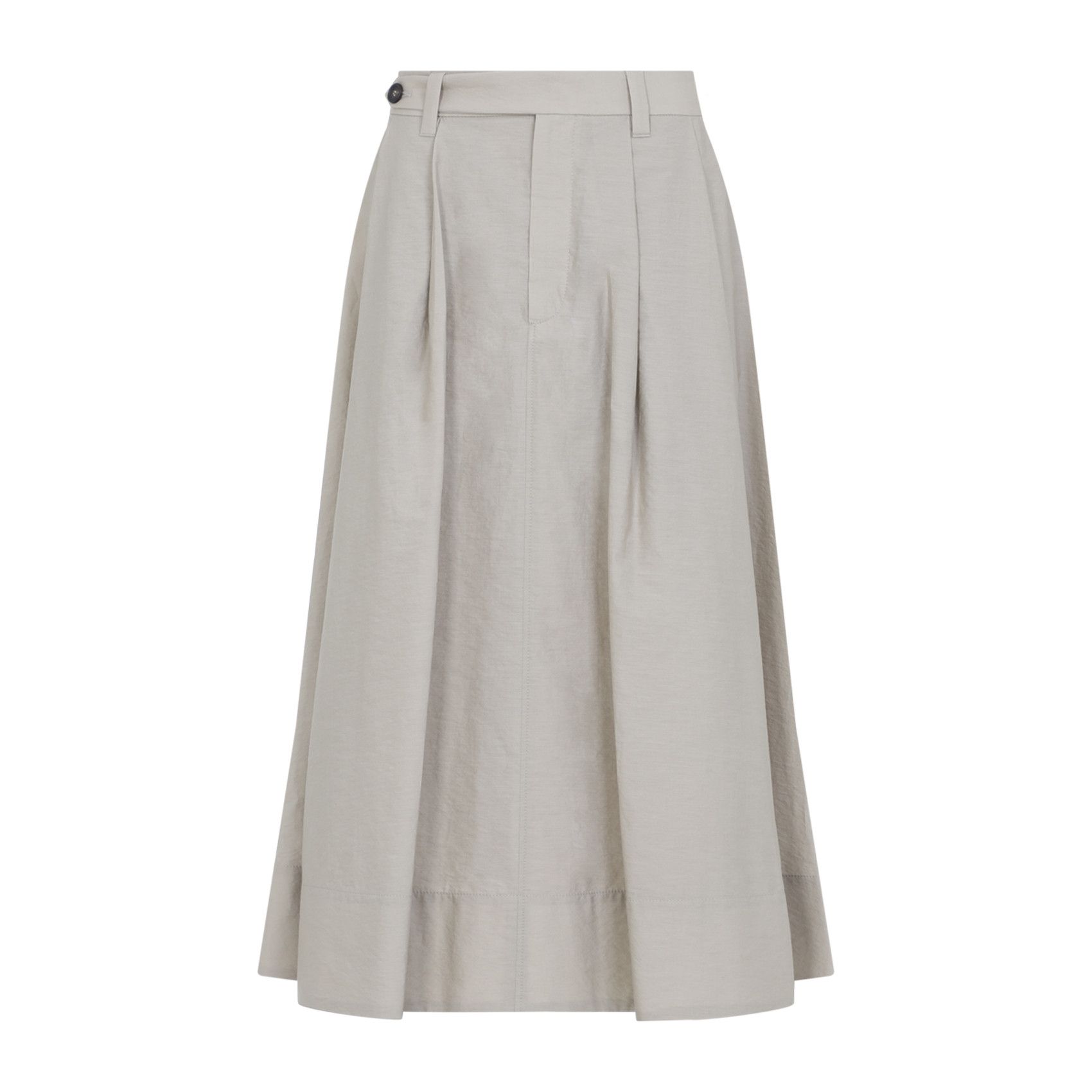 Brunello Cucinelli Brunello Cucinelli Cotton Midi Skirt Size 28" / US 6 / IT 42 - 1 Thumbnail