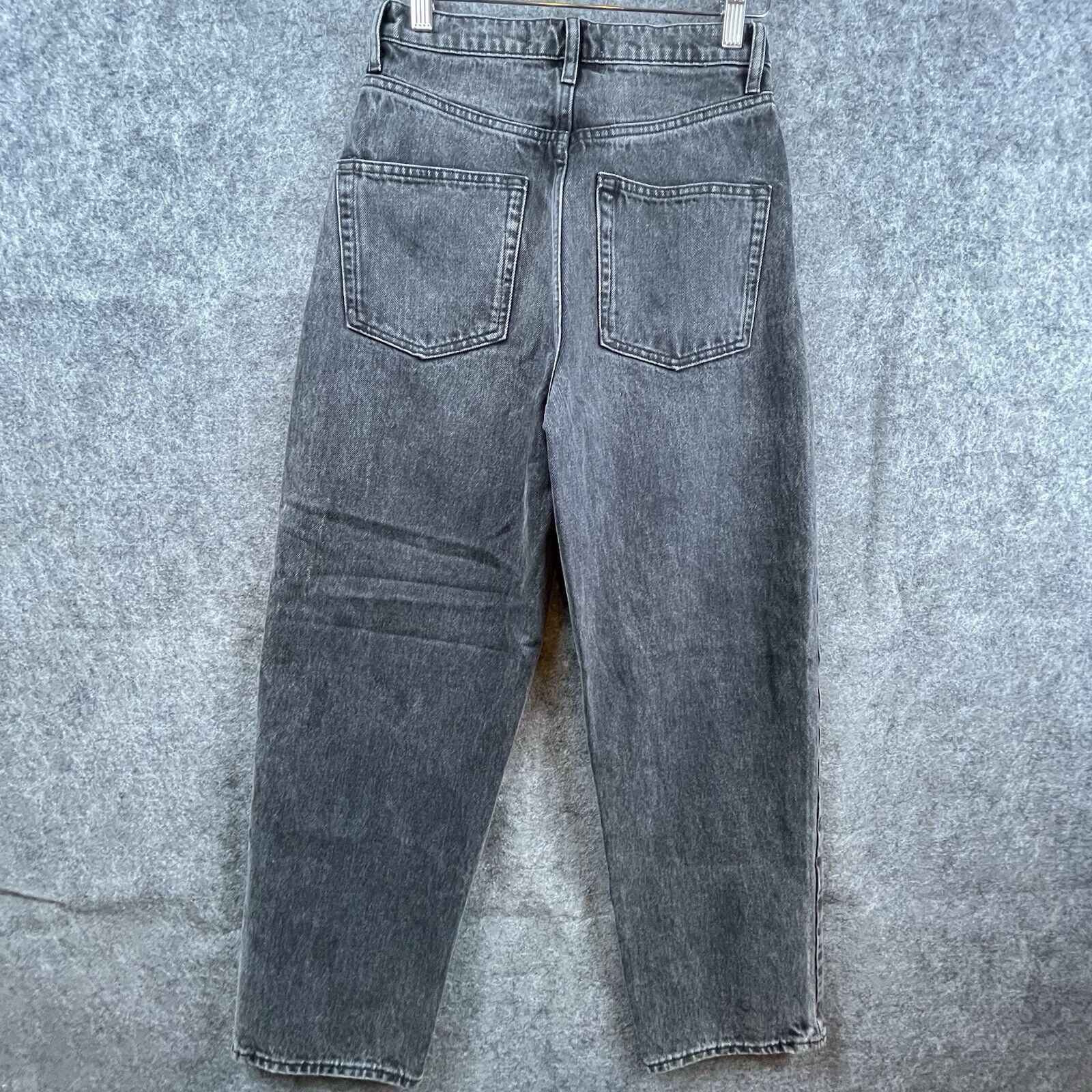 Free People We The Free People Jeans Womens 25 Black Baggy Wide Barrel Size 25" / US 0 / IT 36 - 2 Thumbnail