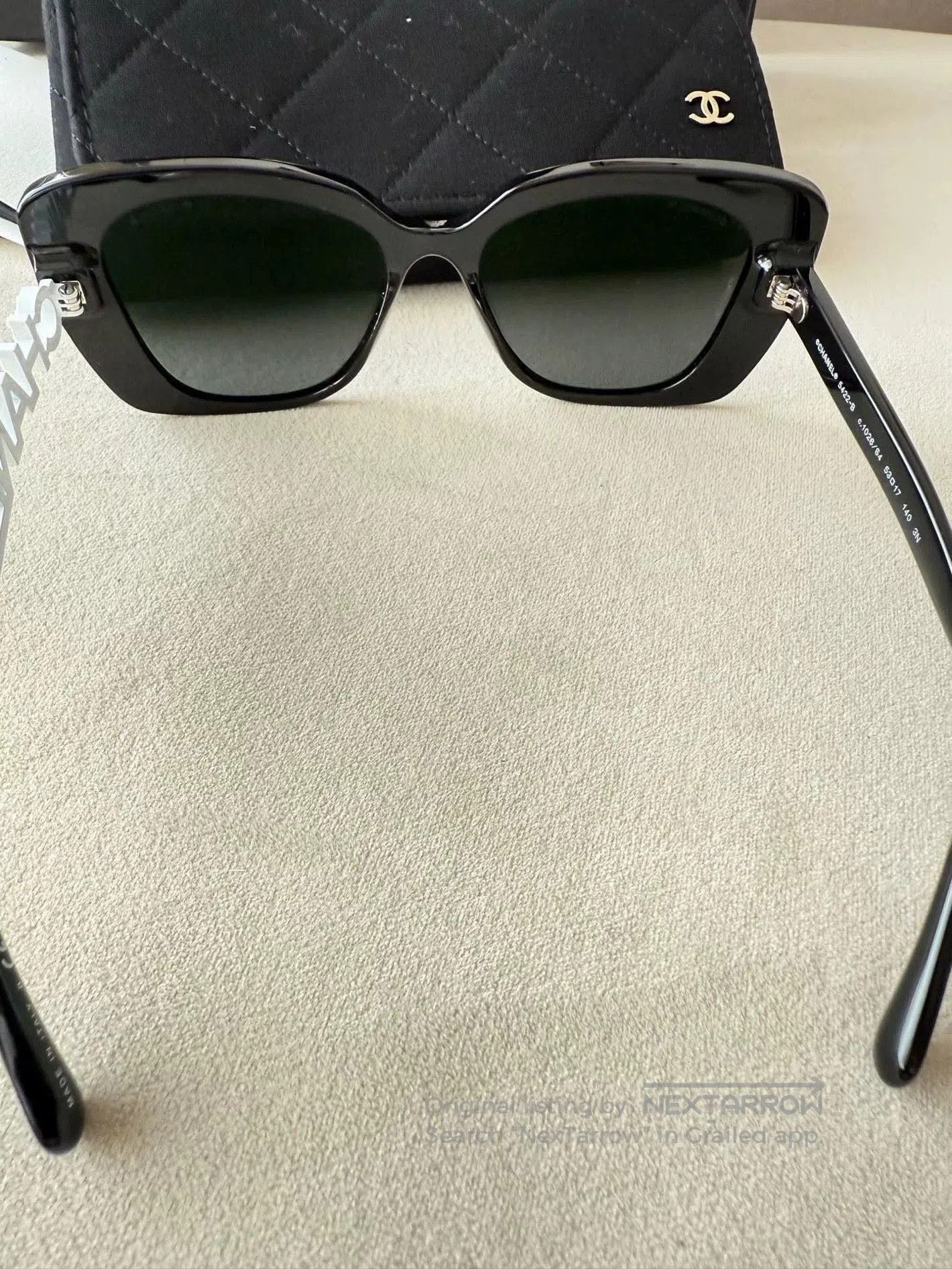 Chanel Chanel New White Diamond Sunglasses. Size ONE SIZE - 6 Thumbnail