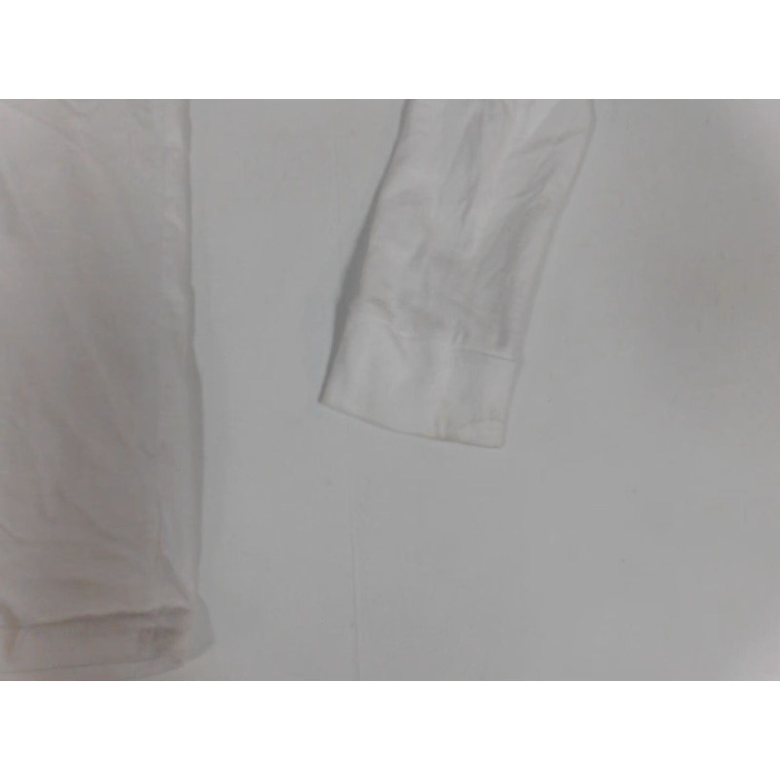 Adidas Adidas Mens Shirt XS White 2022 resolution run Long Sleeve V-Neck Cotton Logo T-Shirt 90s University Mens Size US XS / EU 42 / 0 - 4 Thumbnail