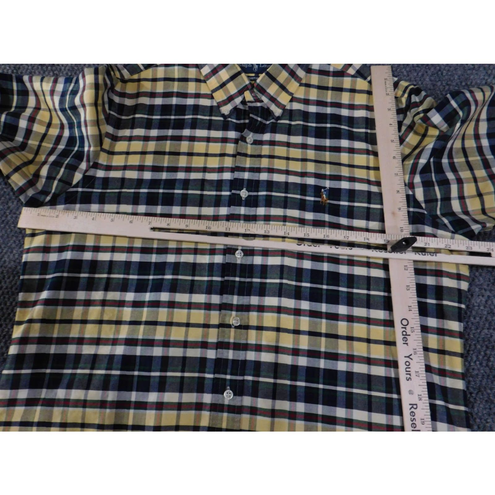 Ralph Lauren Ralph Lauren Shirt Mens Large Plaid Custom Fit Long Sleeve Button-Down Pony Size US L / EU 52-54 / 3 - 7 Thumbnail