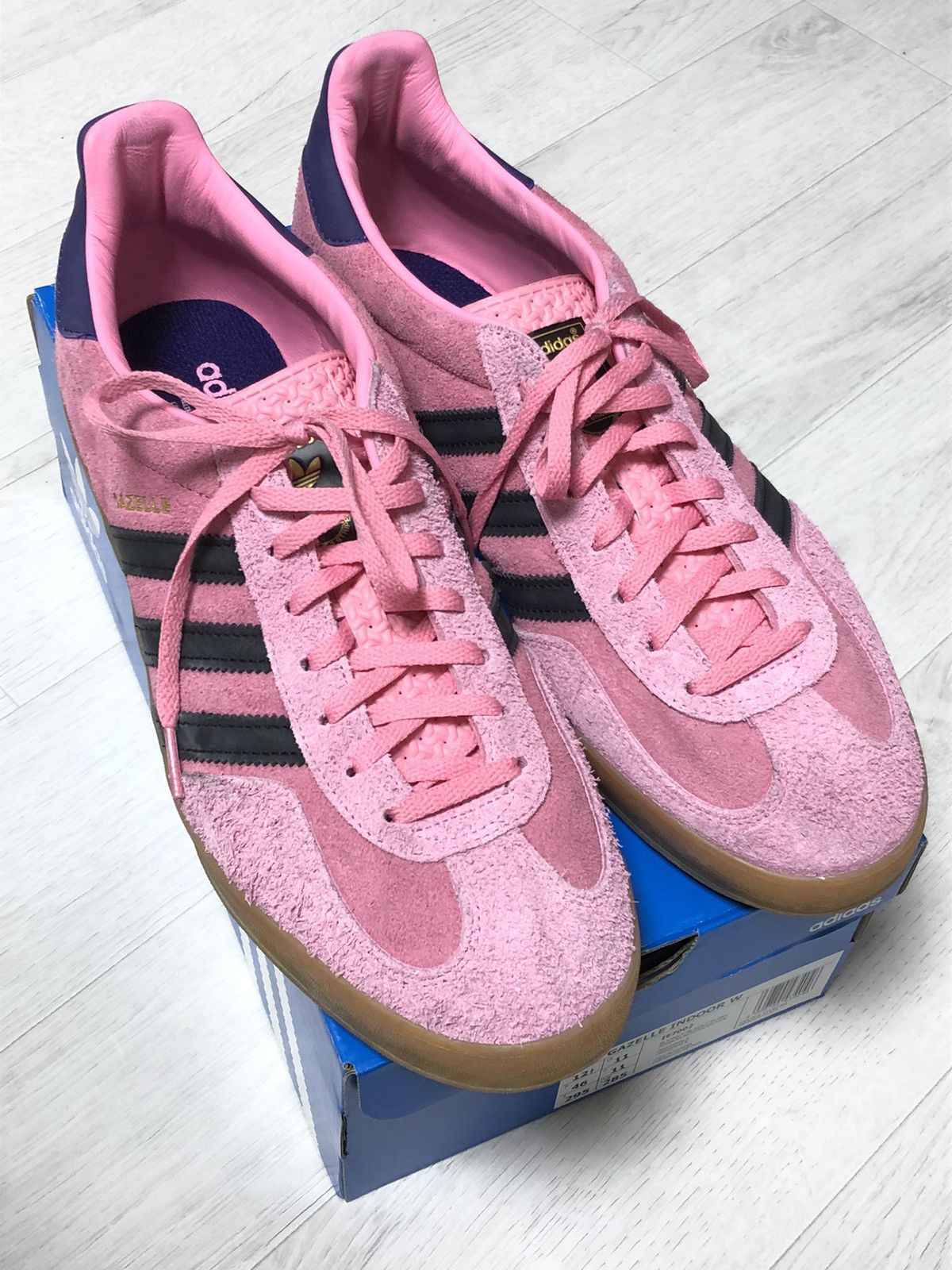 Adidas ADIDAS GAZELLE INDOOR BLISS PINK Size US 10.5 / EU 43-44 - 3 Thumbnail