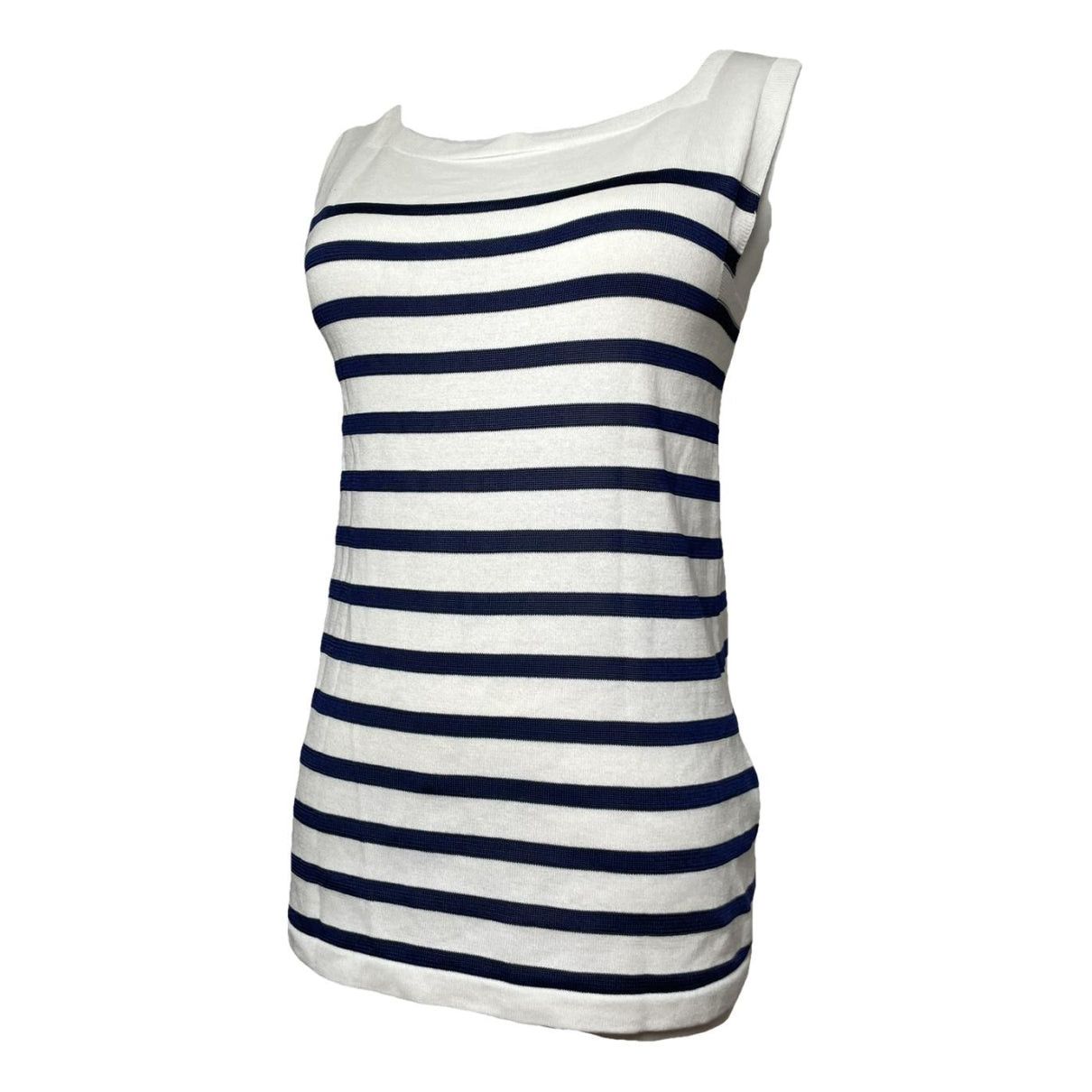 Jean Paul Gaultier White Cotton Top Size M / US 6-8 / IT 42-44 - 1 Thumbnail