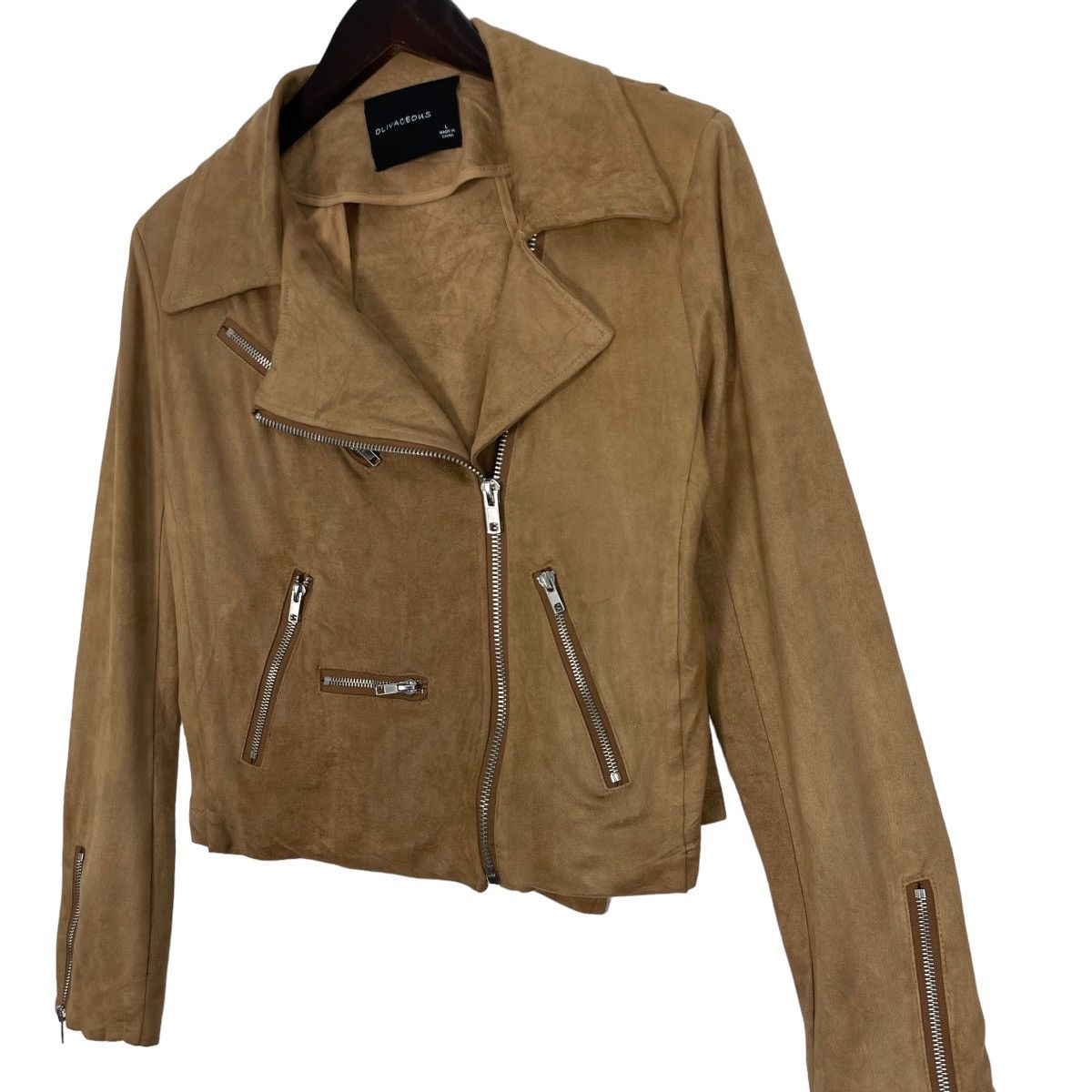 If Six Was Nine Vintage Olivaceous Double Collar Jacket Women Size S / US 4 / IT 40 - 5 Thumbnail