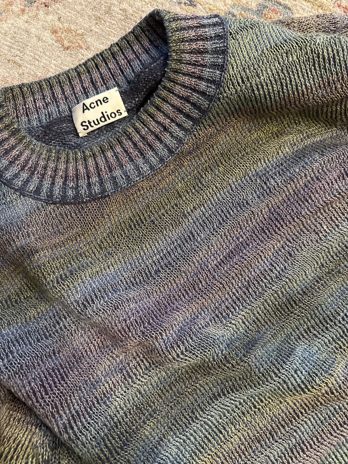 Acne Studios GRAIL Multi Color Sweater Size US L / EU 52-54 / 3 - 2 Thumbnail