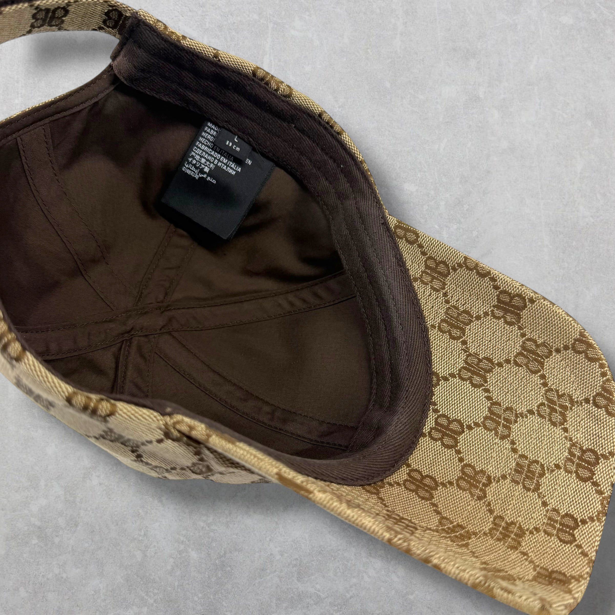 Gucci Gucci x Balenciaga "The Hacker Project" Monogram Cap Size ONE SIZE - 4 Thumbnail