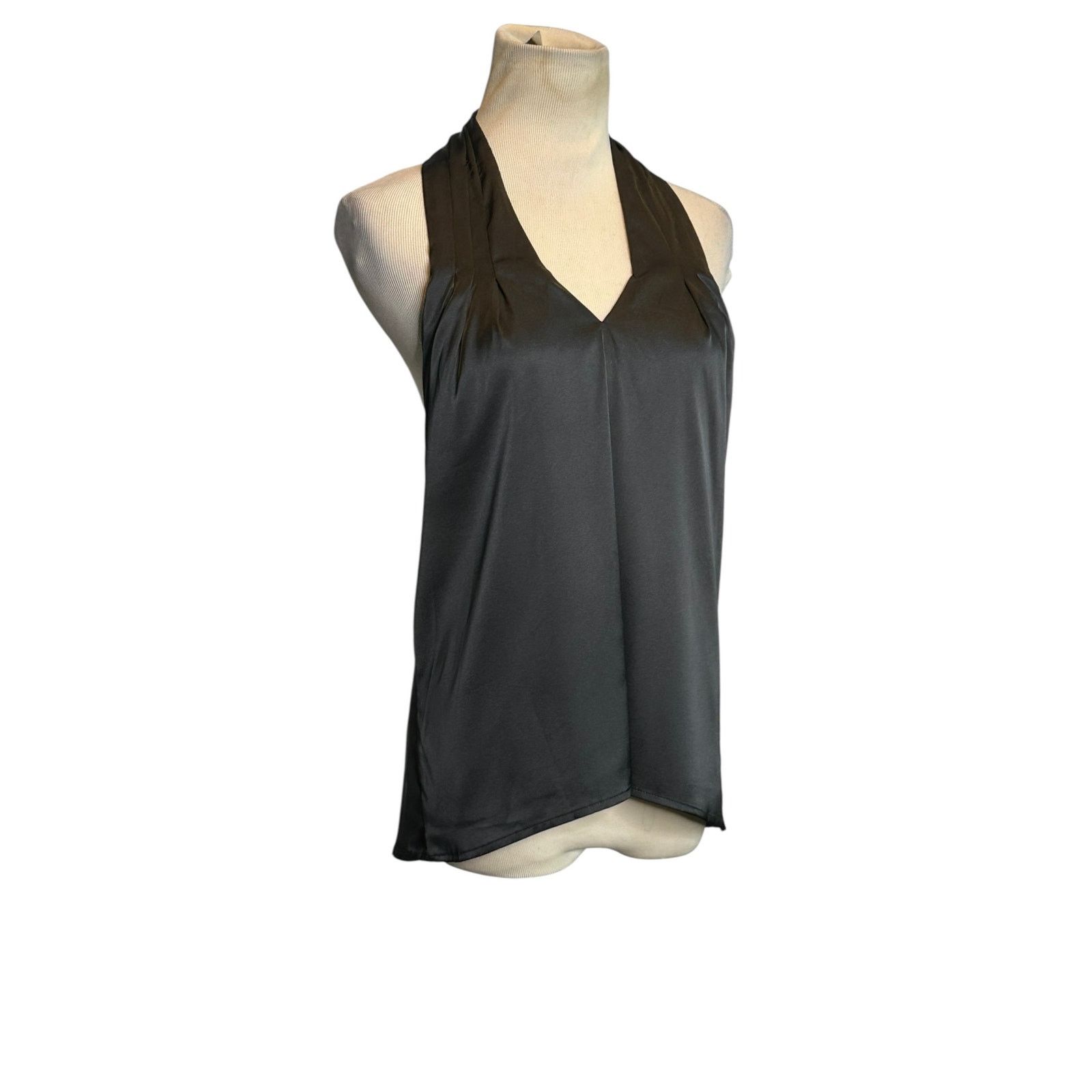 superdown Superdown black satin halter blouse size Small Size S / US 4 / IT 40 - 10 Thumbnail