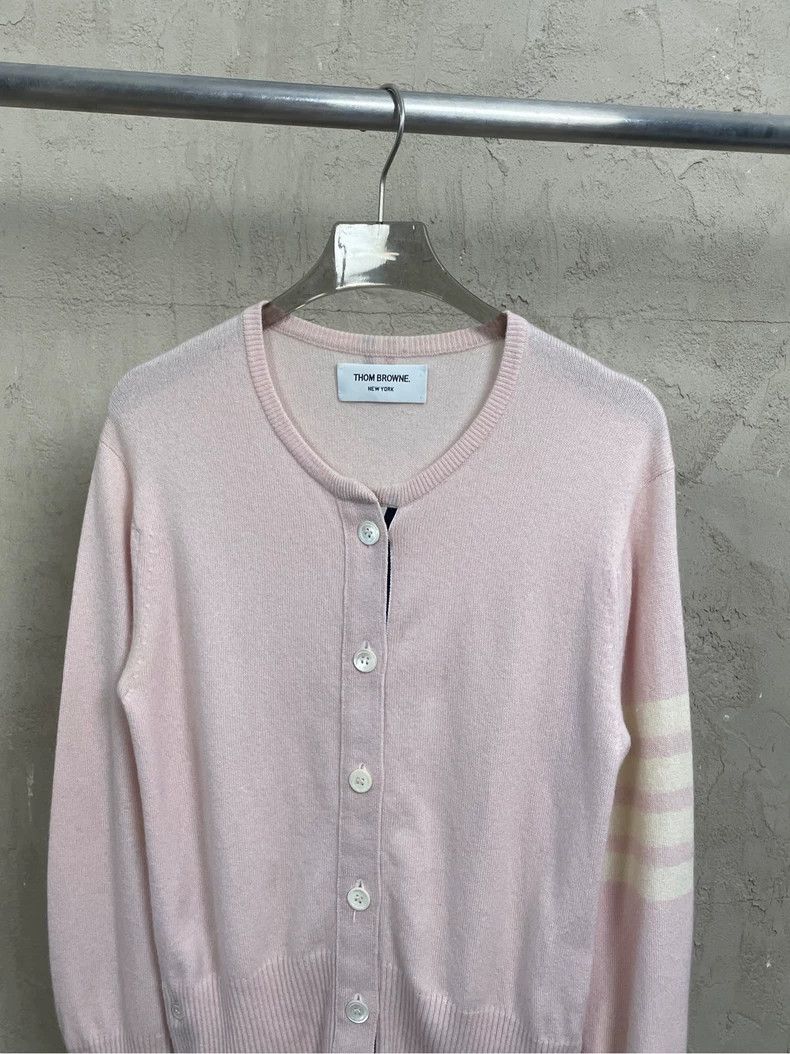 Other Thom Browne Light pink cardigan jacket Size M / US 6-8 / IT 42-44 - 3 Thumbnail