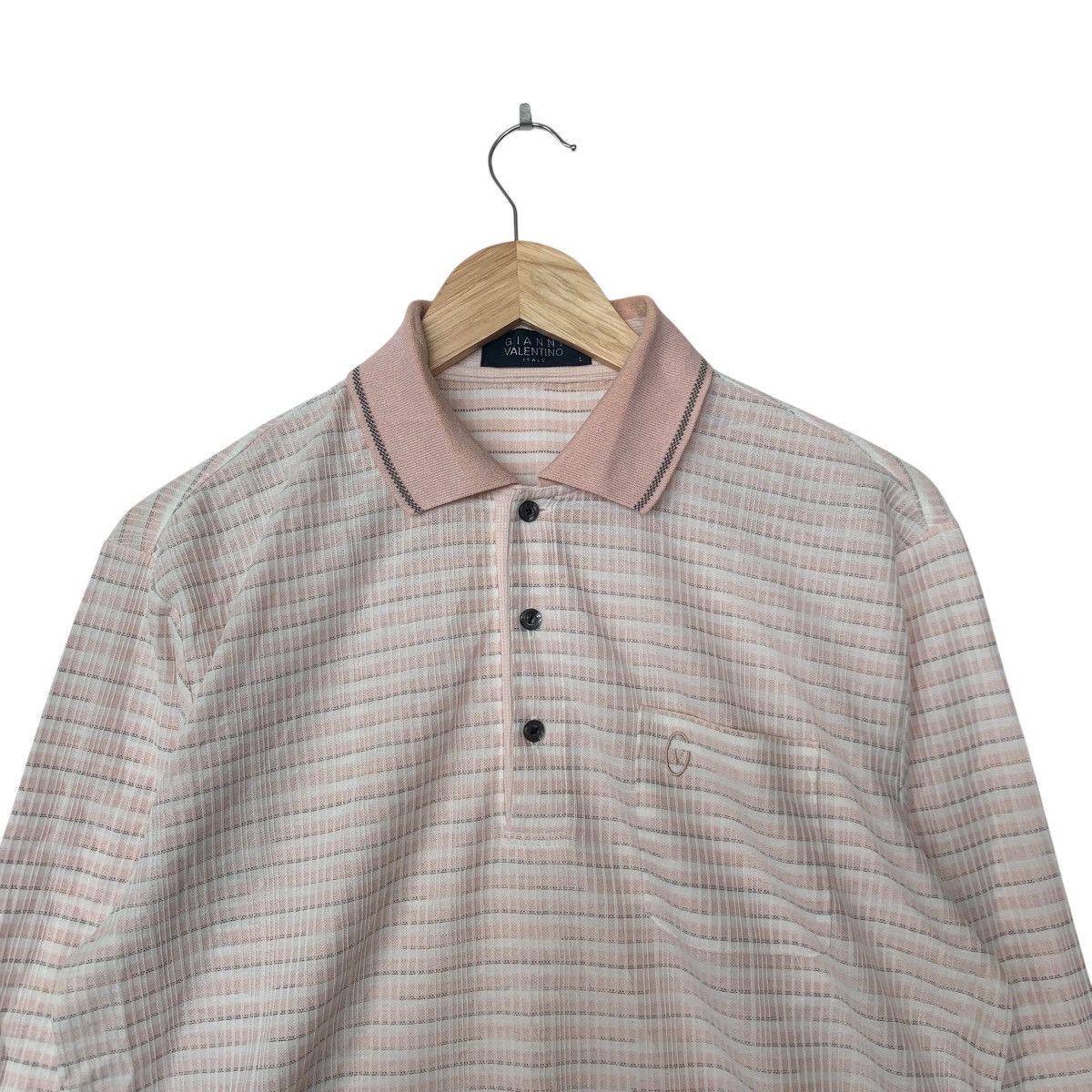 Gianni Valentino Vintage GIANNI VALENTINO ITALY Pocket Button Sweashirts Size US L / EU 52-54 / 3 - 2 Thumbnail