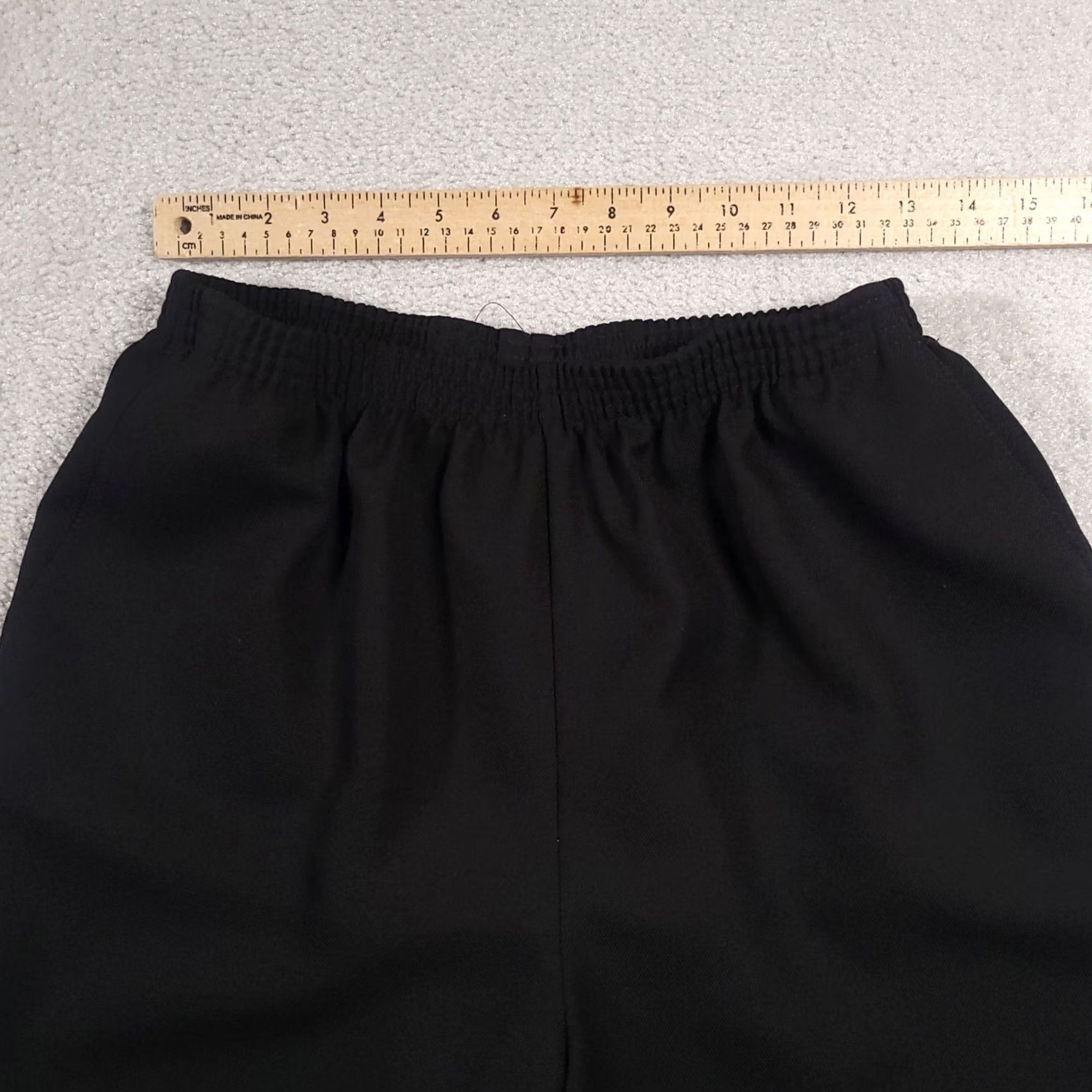 Vintage VINTAGE Alfred Dunner Pants Women's 12 Black Classic High Rise Pull On Made In USA Vtg Size 34" / US 12 / IT 48 - 5 Thumbnail