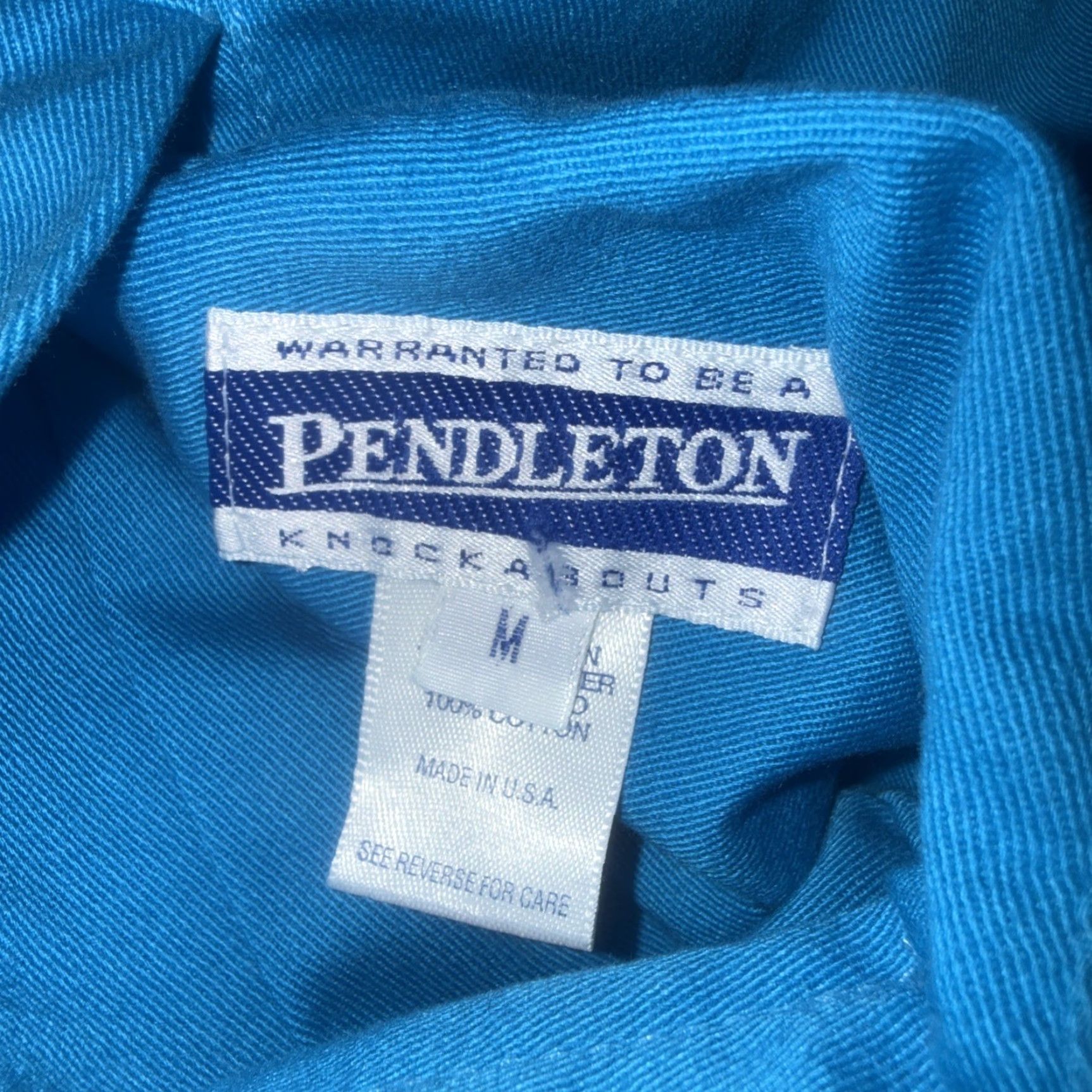 Pendleton VTG Pendleton Jacket Reversible Casual Women M USA Blue Knockabouts Reversible Casual Jacket Womens Pendleton USA Blue M Size M / US 6-8 / IT 42-44 - 2 Thumbnail