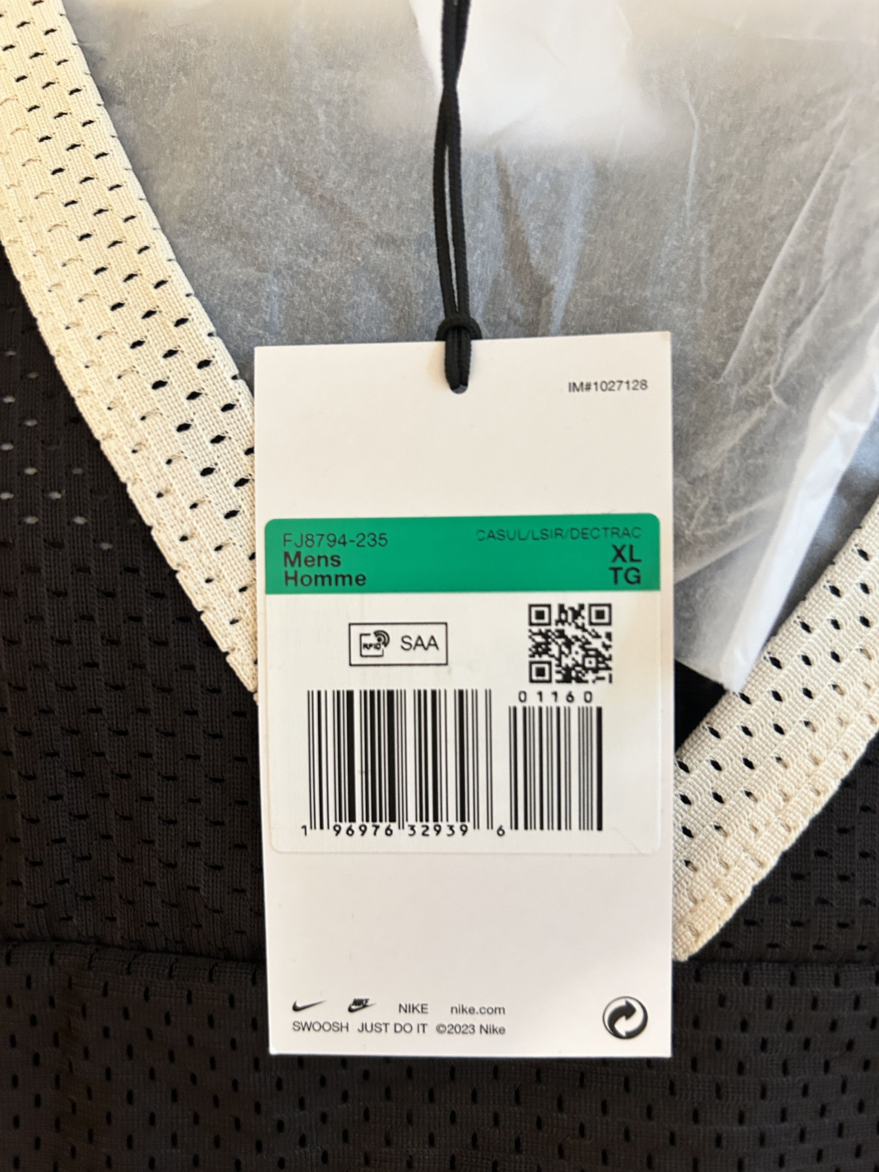 Bode × Nike Nike x Bode Mesh Jersey in Shadow Brown 'Manhattan' Size US XL / EU 56 / 4 - 3 Thumbnail