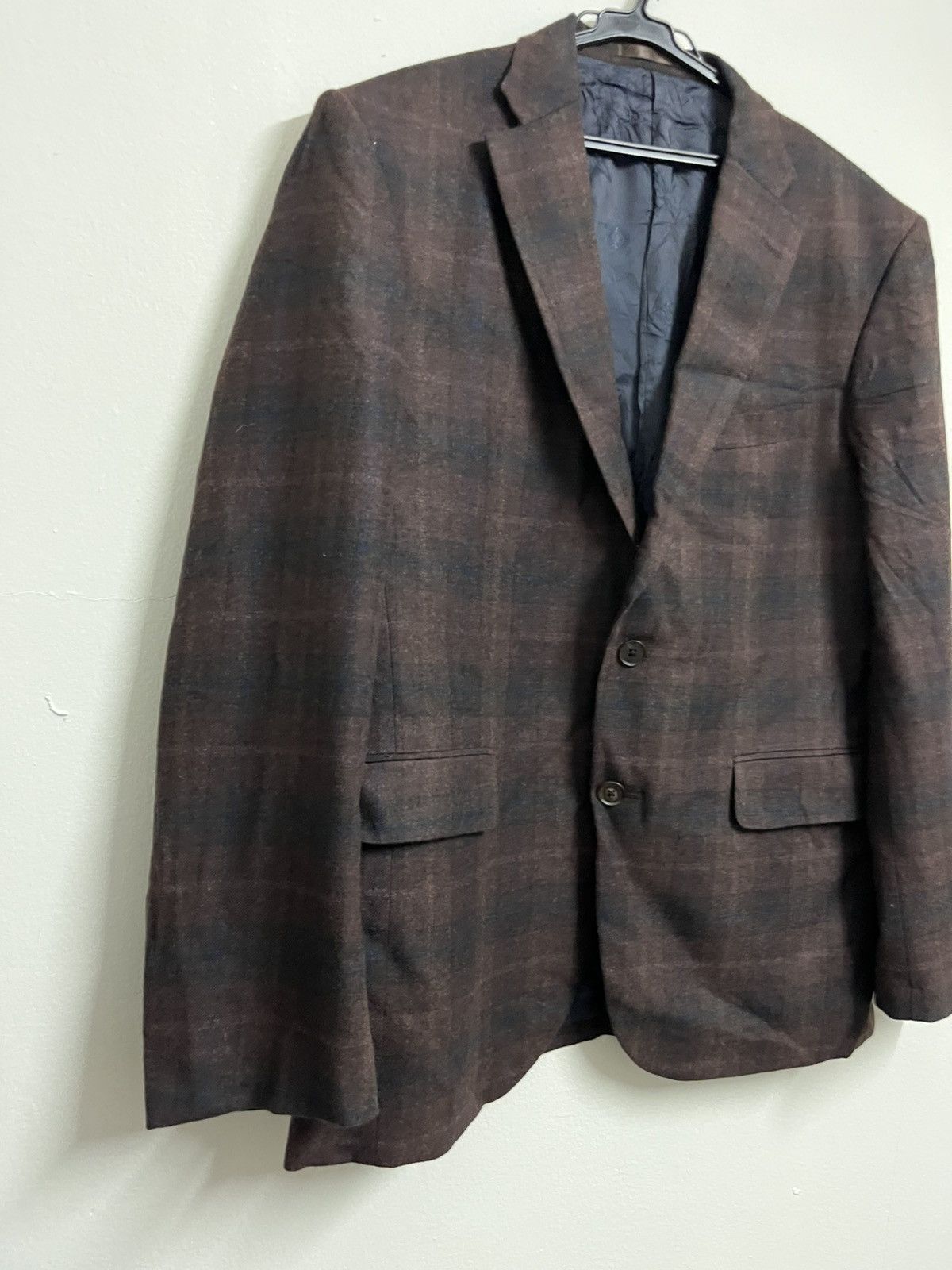 Ermenegildo Zegna 🔥Super Luxurious Zegna Cashmere Wool Shadow Plaid Blazers Size US L / EU 52-54 / 3 - 3 Thumbnail