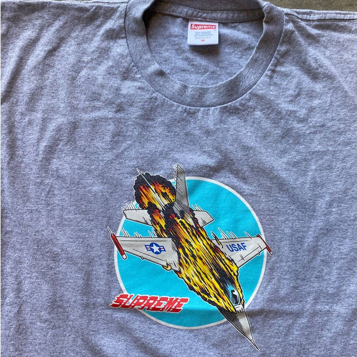 Supreme Supreme Burning Jet Tee - M Size US M / EU 48-50 / 2 - 3 Thumbnail