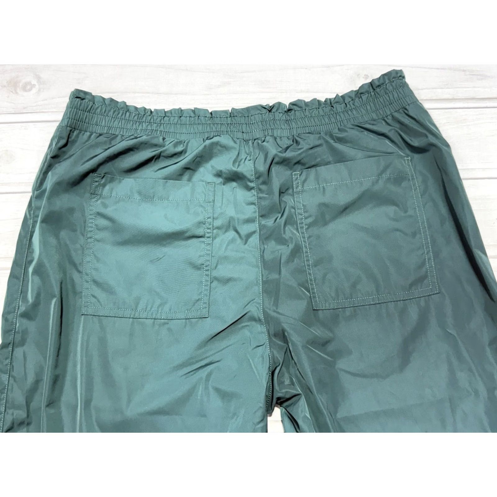 Vintage Alp-n-Rock Pants Womens XL Green Active Joggers Rain Zip Pockets Size 40" / US 18 - 5 Thumbnail