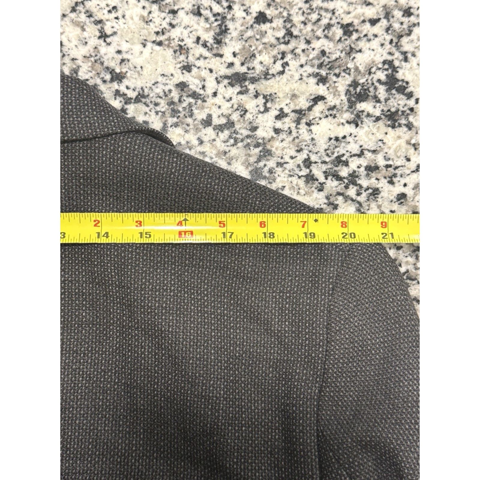 Stafford Stafford Sport Coat Men Gray Classic Fit Merino Wool 48 R Charcoal Notch Lapel Long Jacket/Coat NWOT Shirt? Size US M / EU 48-50 / 2 - 6 Thumbnail