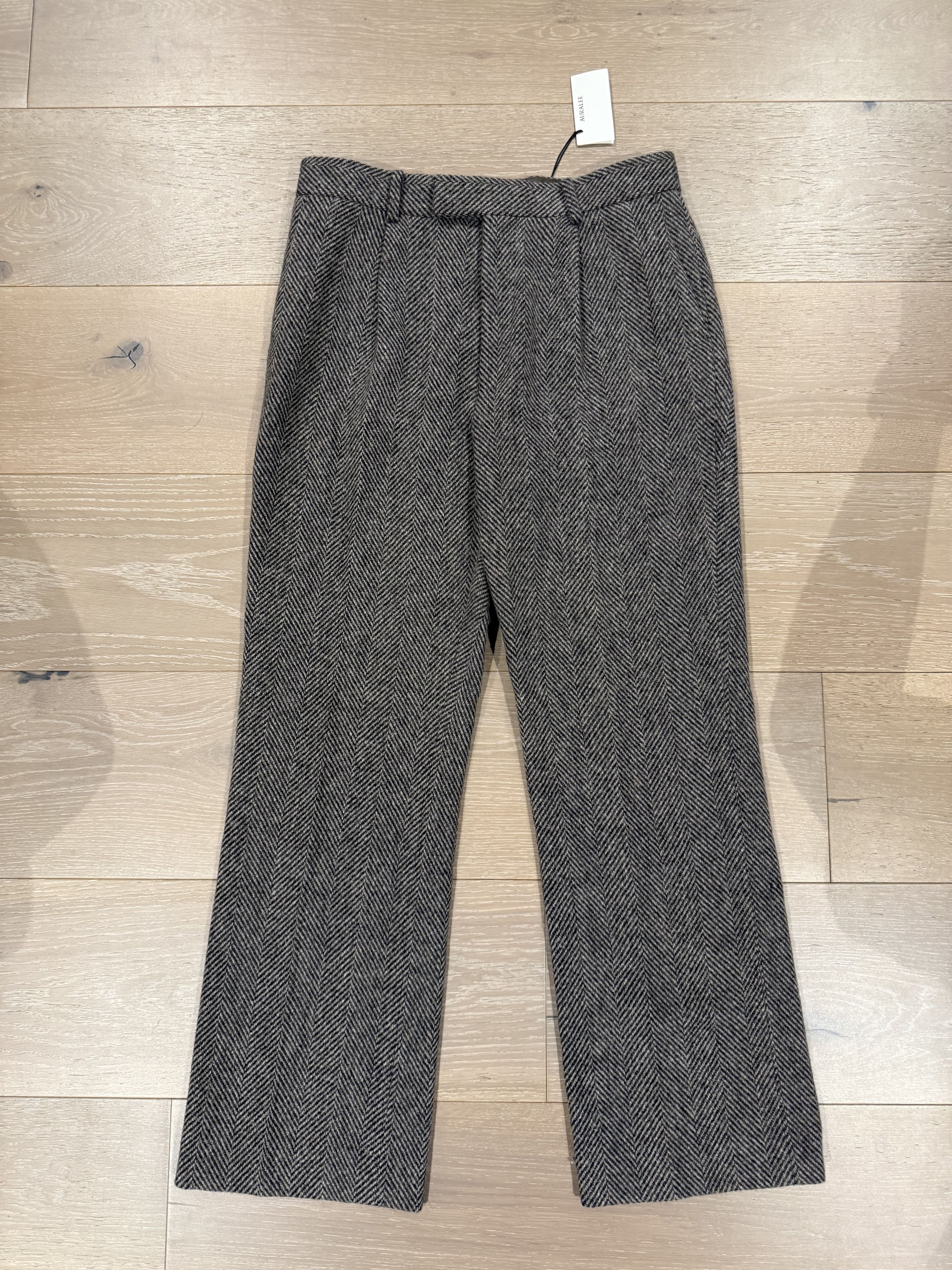 Auralee 💚 Auralee Alpaca Shetland Wool Tweed Slacks NEW Size US 34 / EU 50 - 5 Thumbnail
