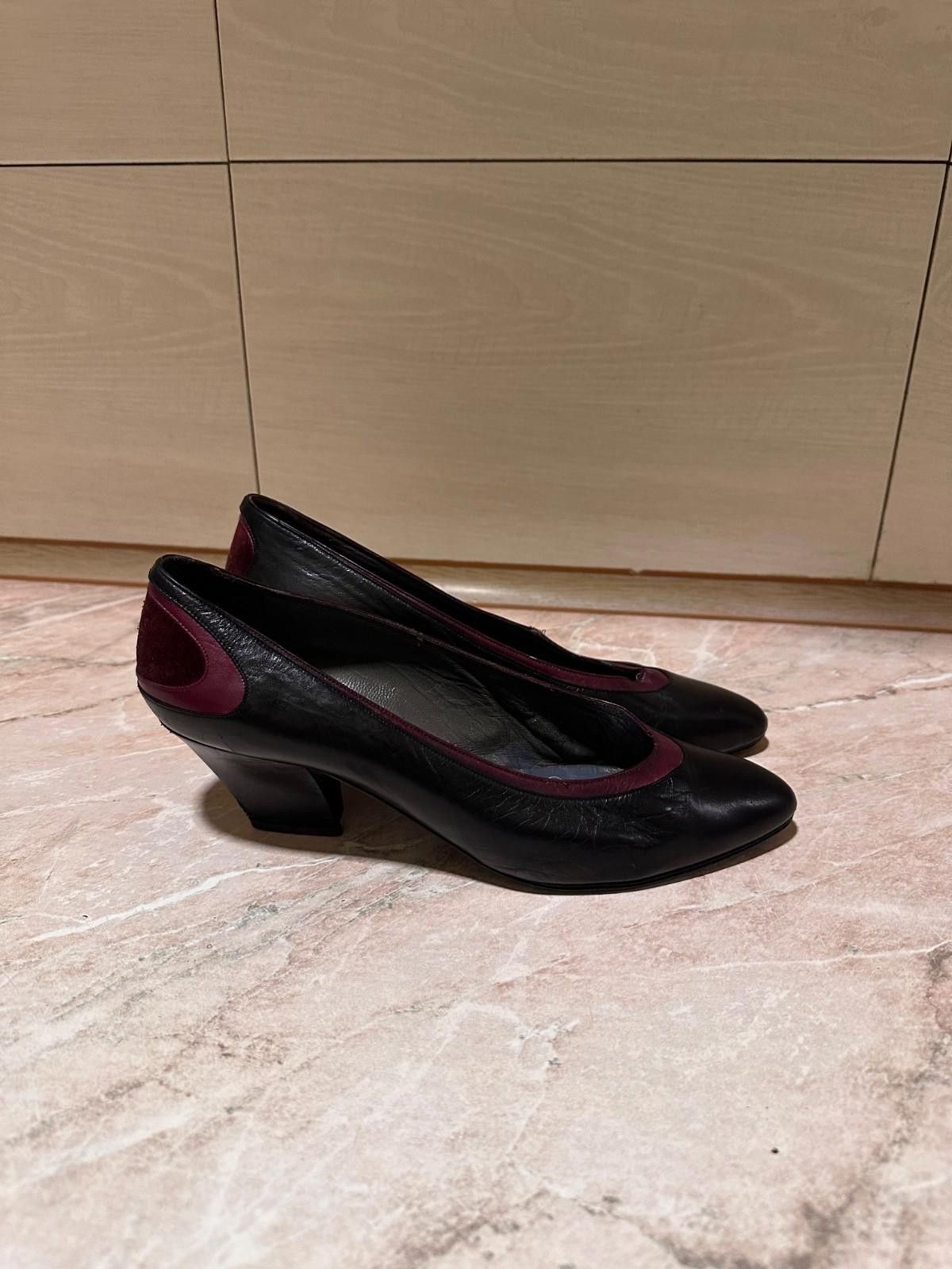 Thierry Mugler Thierry Mugler Vintage 80s Womens Leather Heels Shoes 39.5 Size US 9.5 / IT 39.5 - 4 Thumbnail