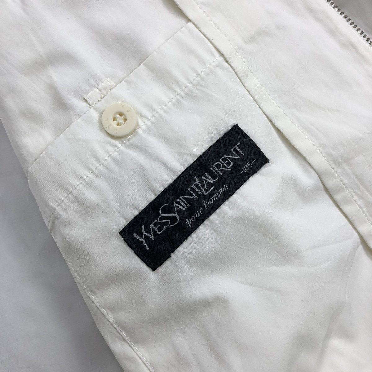 Yves Saint Laurent Vintage Yves Saint Laurent Pour Homme Work Jacket YSL Size US XL / EU 56 / 4 - 8 Thumbnail