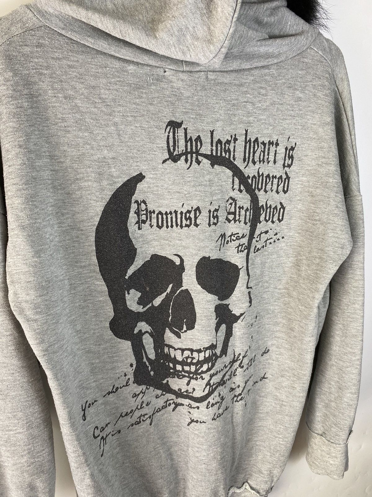 14th Addiction × If Six Was Nine × Le Grande Bleu (L.G.B.) Fur hoodie japanese brand poem skull male Size US L / EU 52-54 / 3 - 13 Thumbnail