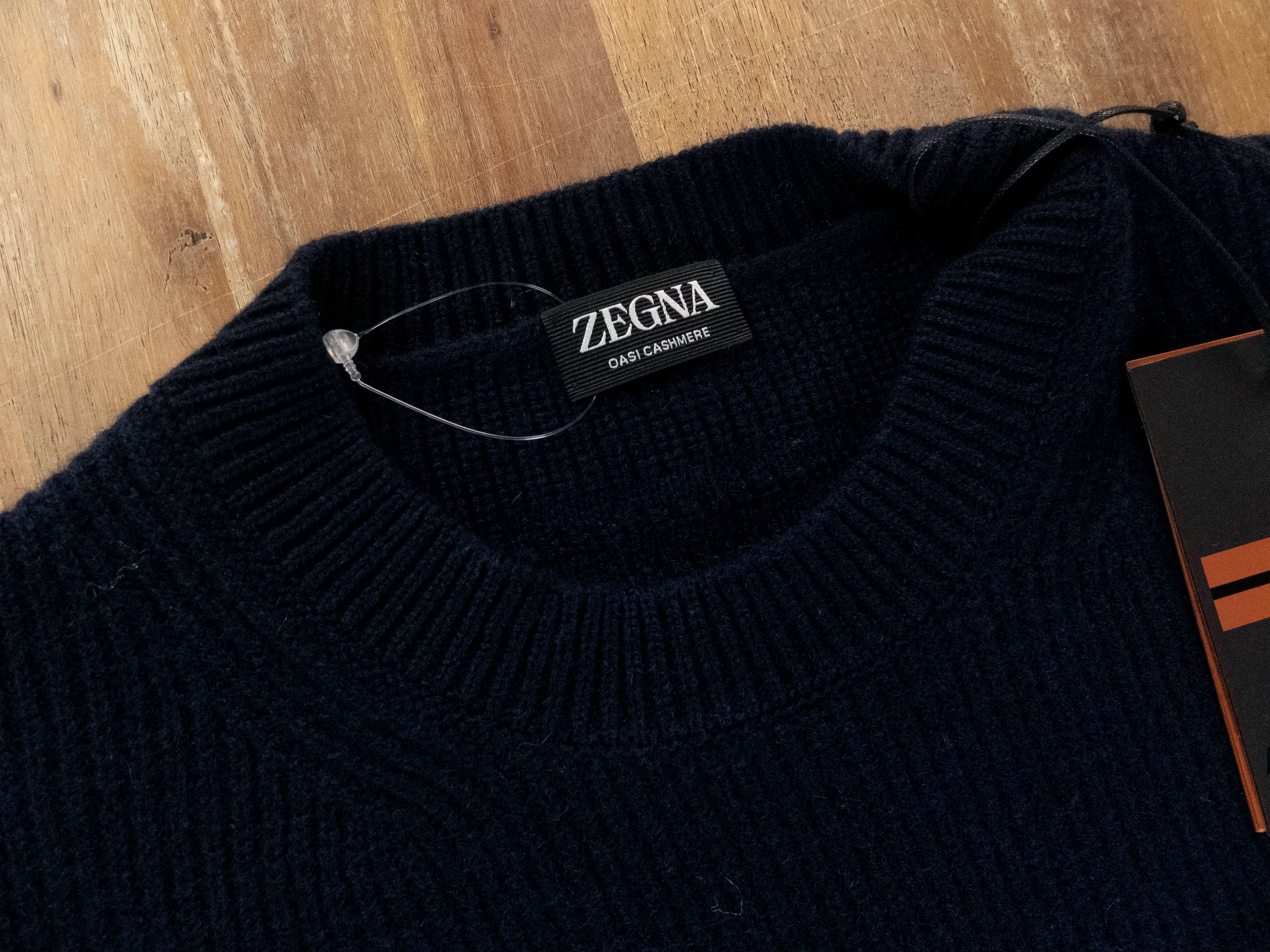 Ermenegildo Zegna ZEGNA Oasi Cashmere navy blue sweater Size Large / 52 Size US L / EU 52-54 / 3 - 2 Thumbnail