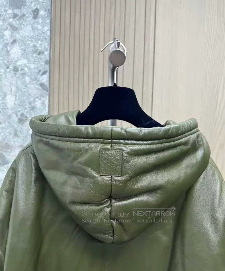 Loewe LOEWE Lamb Leather Padded Jacket with Slim Fit Tailoring, Size US M / EU 48-50 / 2 - 7 Thumbnail