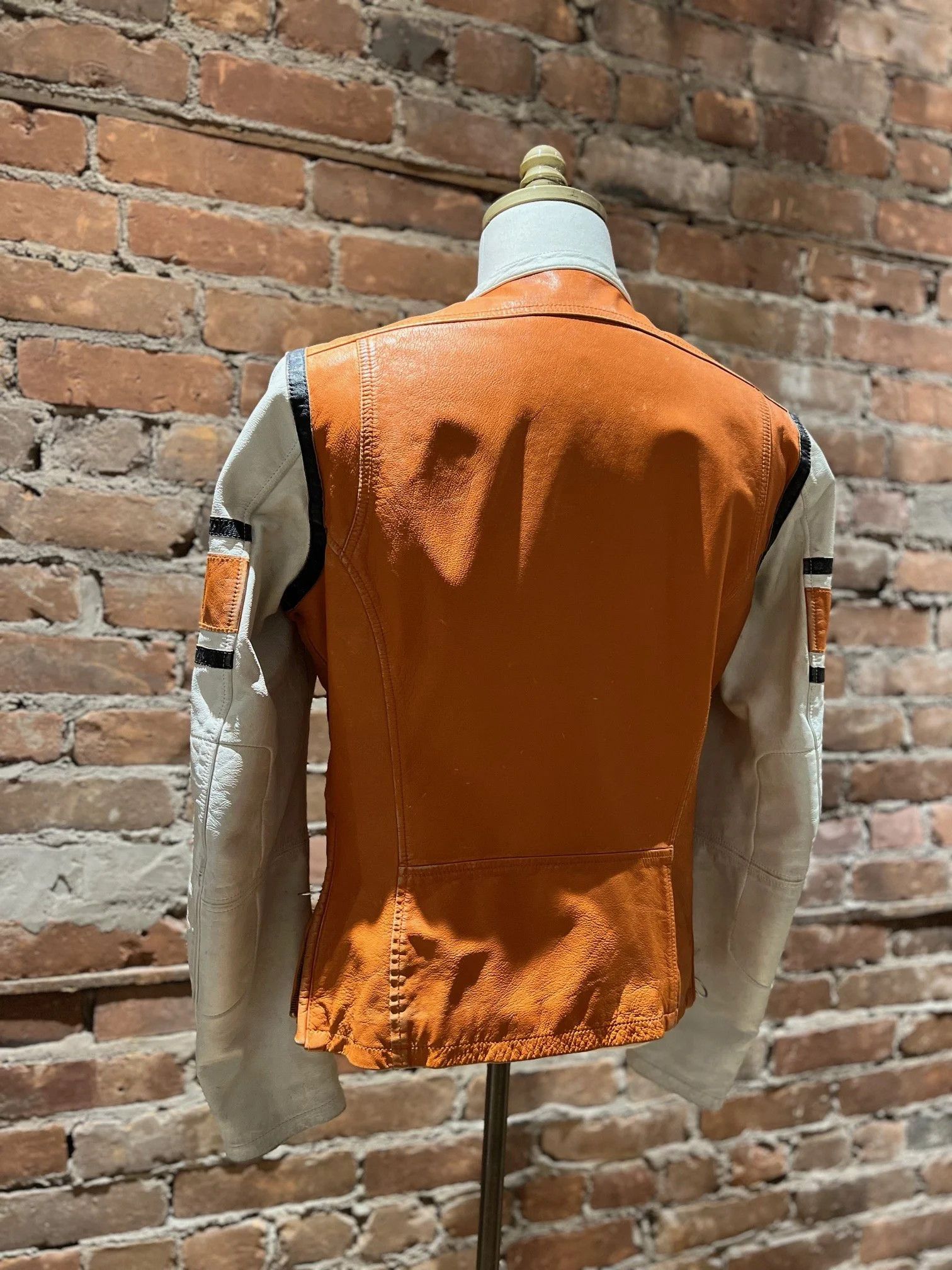 Diesel Diesel Black Gold “Chopper 33” Racer Leather Jacket Size US M / EU 48-50 / 2 - 5 Thumbnail