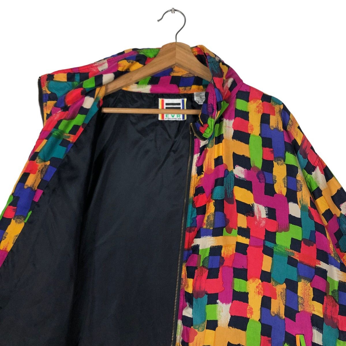 Japanese Brand 🔥90’s Vintage Silk Bomber Jacket EVR Art Issey Miyake Size US XL / EU 56 / 4 - 10 Thumbnail