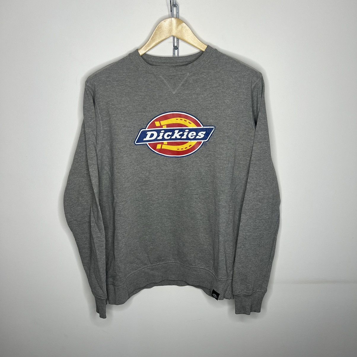 Dickies × Japanese Brand RARE Y2K Dickies Big Embroidered Logo Crewneck Sweatshirt Size US L / EU 52-54 / 3 - 1 Thumbnail