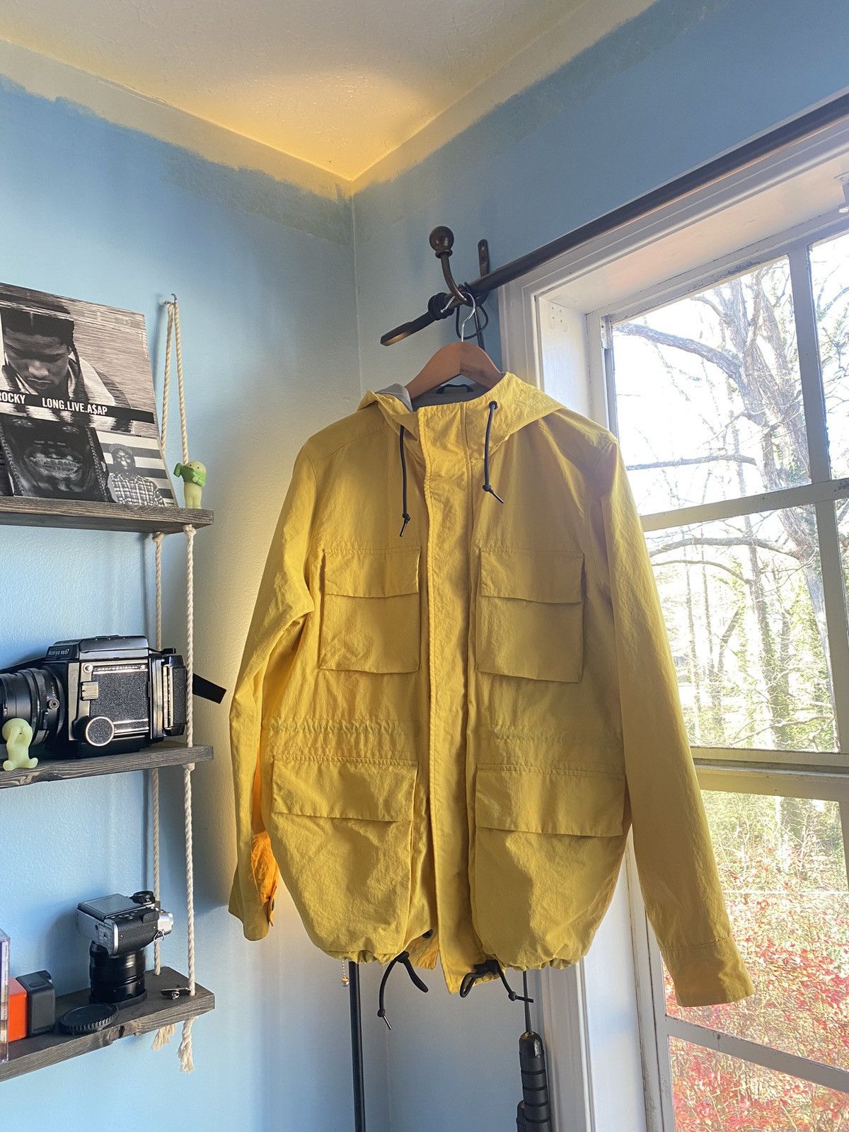 Old Navy Yellow Rain Coat Grailed