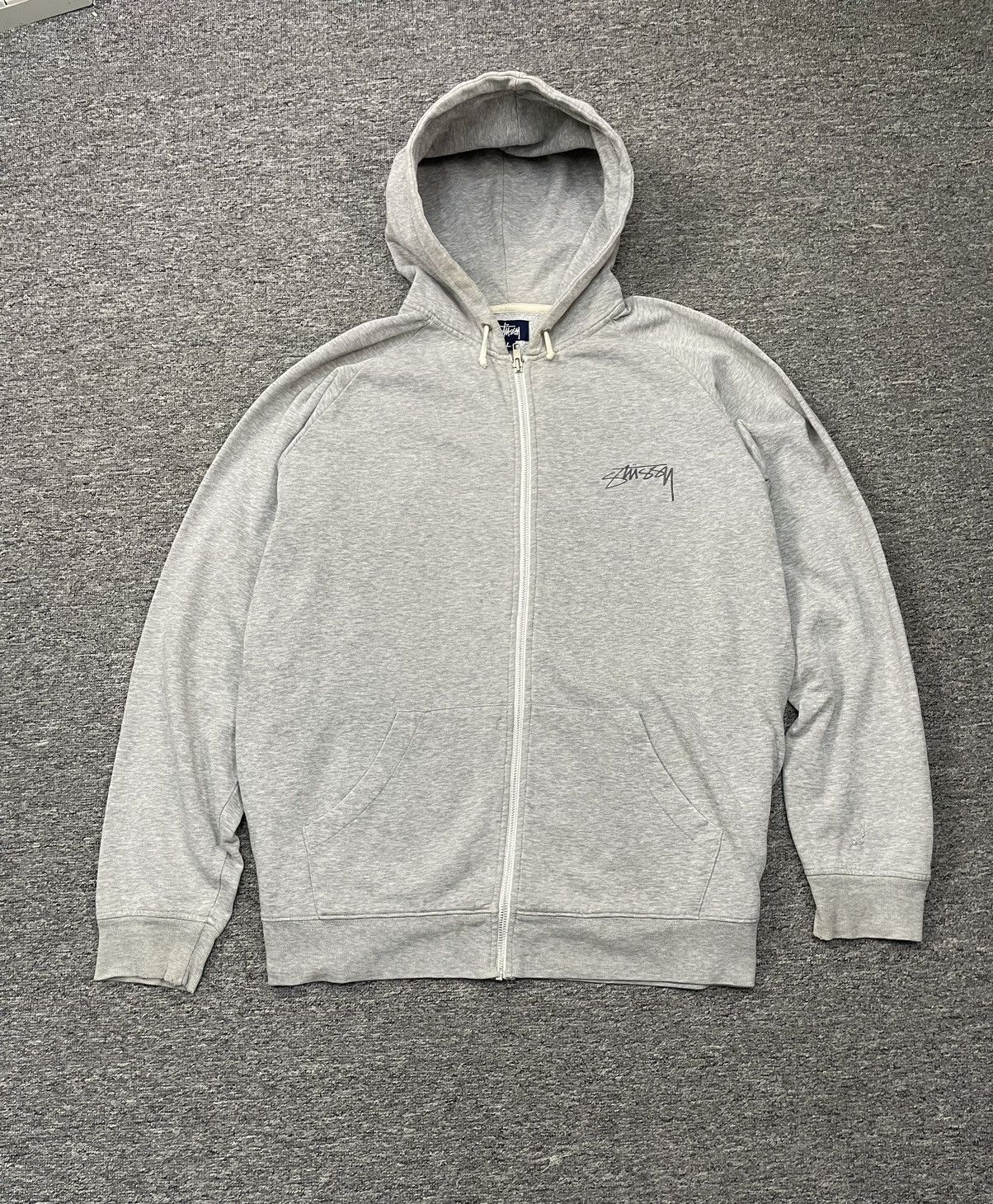 Stussy Vintage Stussy Zipper Hoodie Sweatshirt Y2K Size US L / EU 52-54 / 3 - 2 Thumbnail