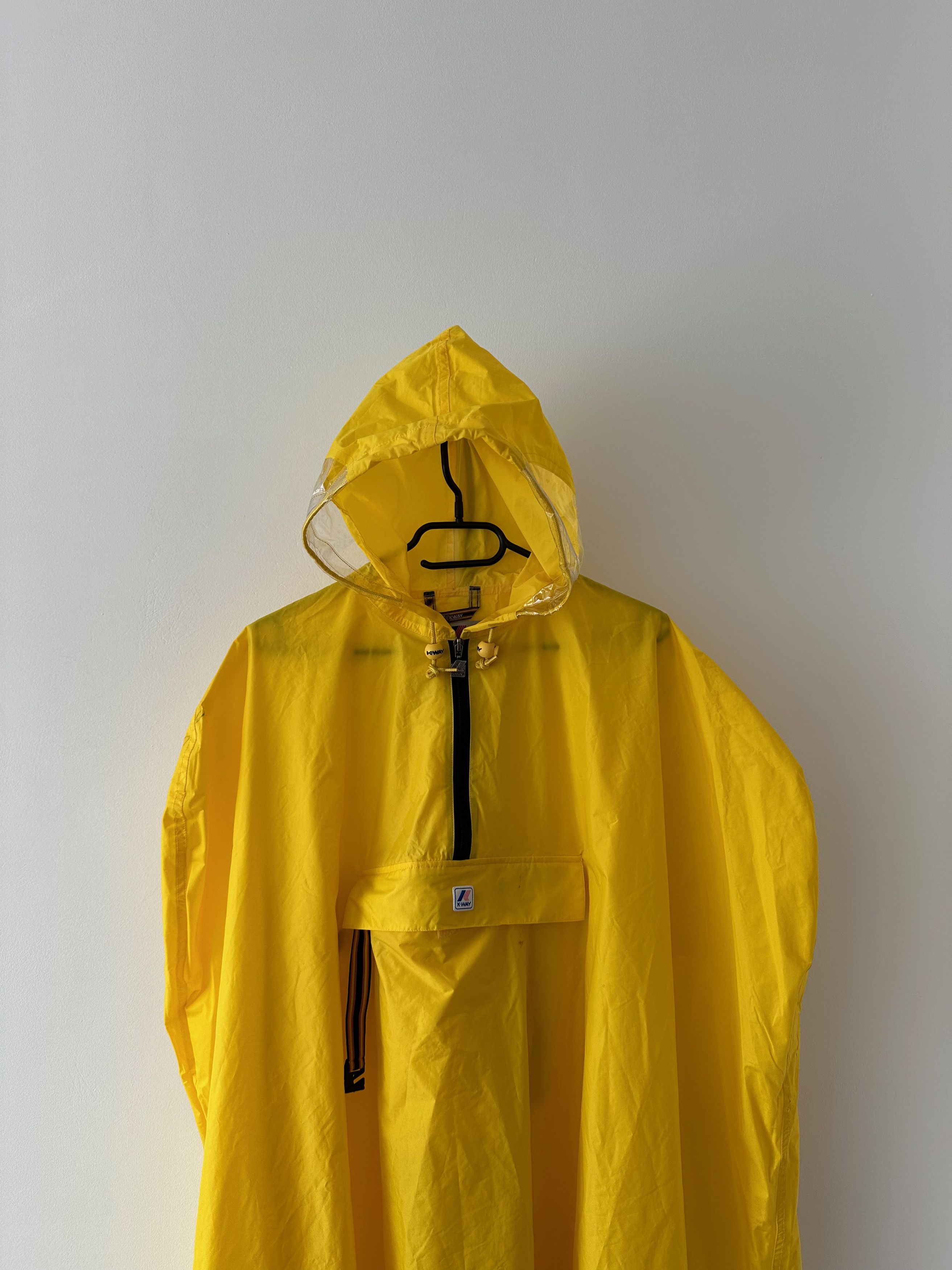 K-Way K-WAY Plus Windproof Poncho Anorak Cape Rain Coat Hooded Size US L / EU 52-54 / 3 - 2 Thumbnail