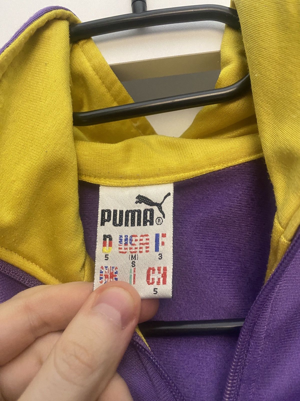 Puma Rare multicolour oversize vintage sweatshirt zip puma 90s Size US S / EU 44-46 / 1 - 2 Thumbnail