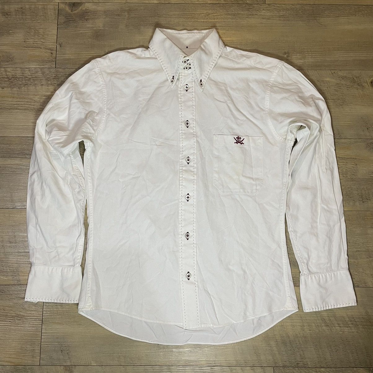 Japanese Brand × The Flat Head R.J.B by the flat head white shirt Size US S / EU 44-46 / 1 - 1 Thumbnail