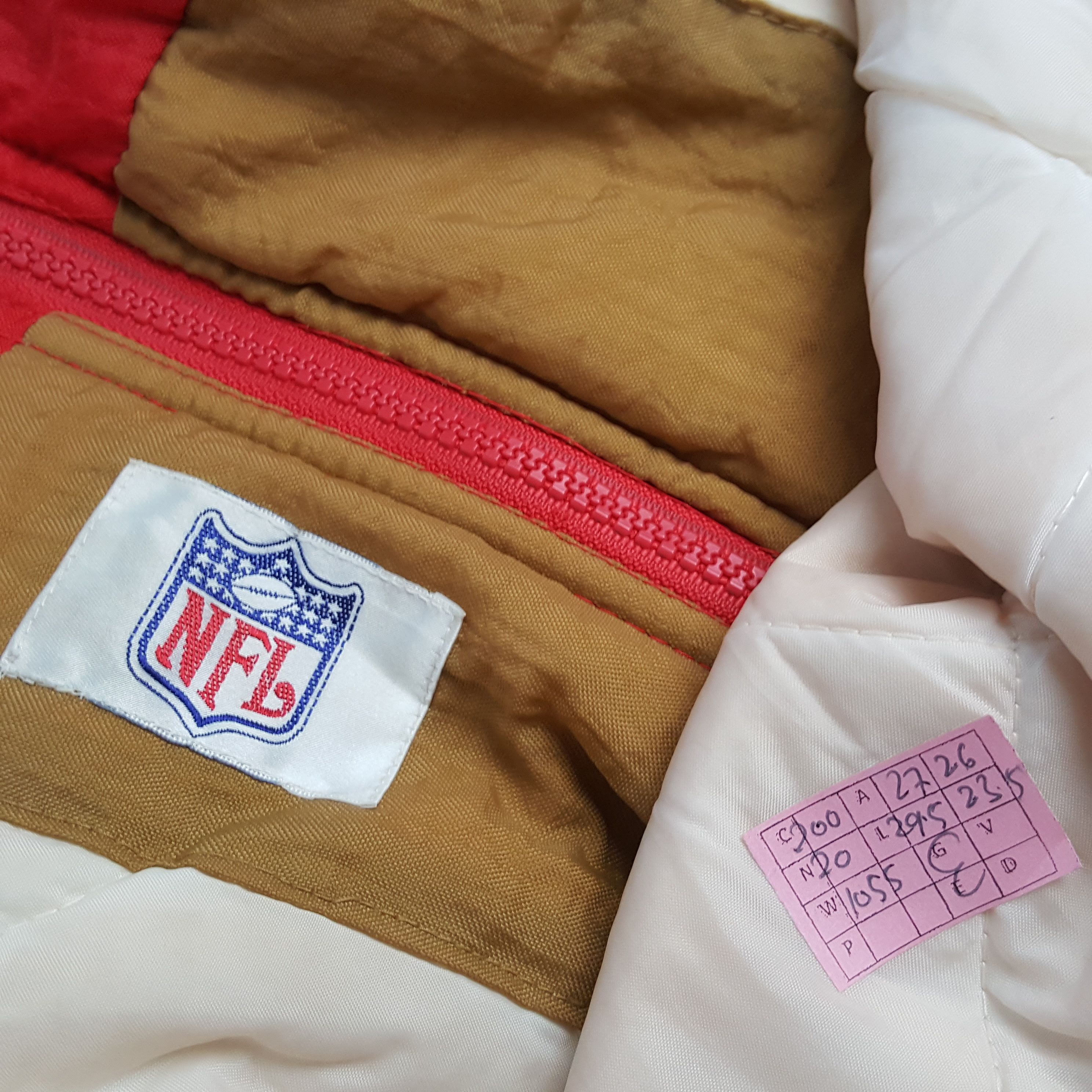 NFL × Vintage NFL SAN FRANCISCO 49ERS American Football Team Jacket Size US XXL / EU 58 / 5 - 9 Thumbnail