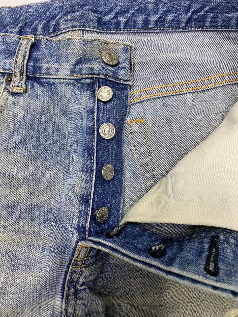 Hysteric Glamour TAKEO KIKUCHI DISTRESSED DENIM JEANS RIPPED JEANS Size US 31 - 8 Thumbnail